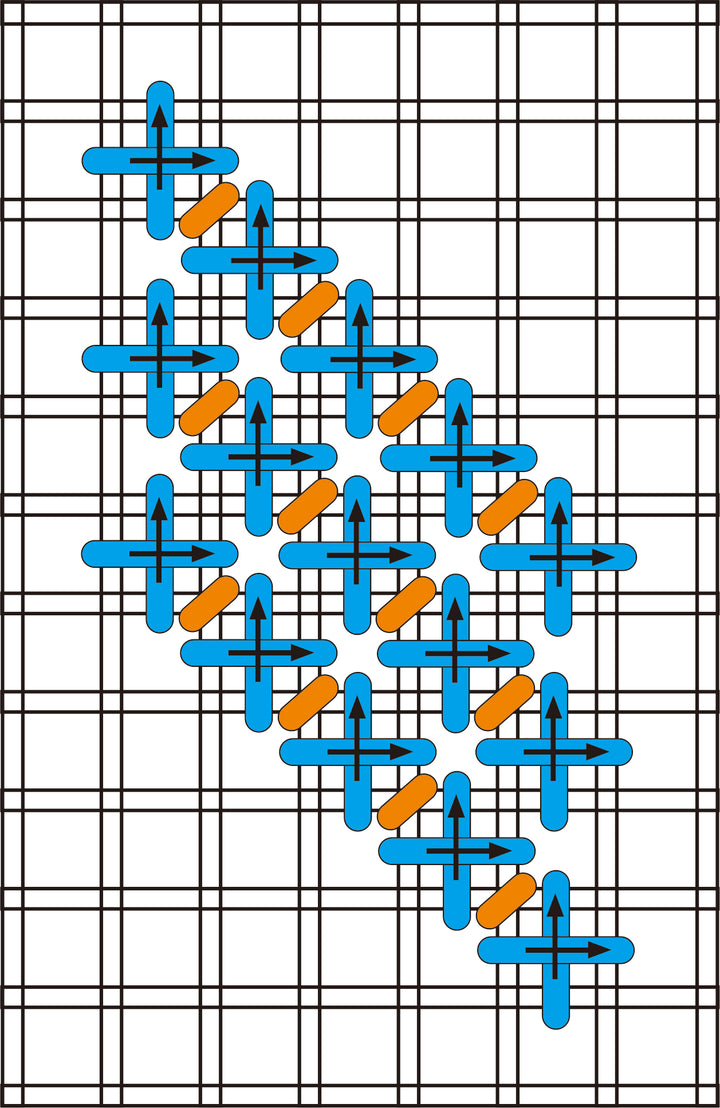 Mini cross diagonal
