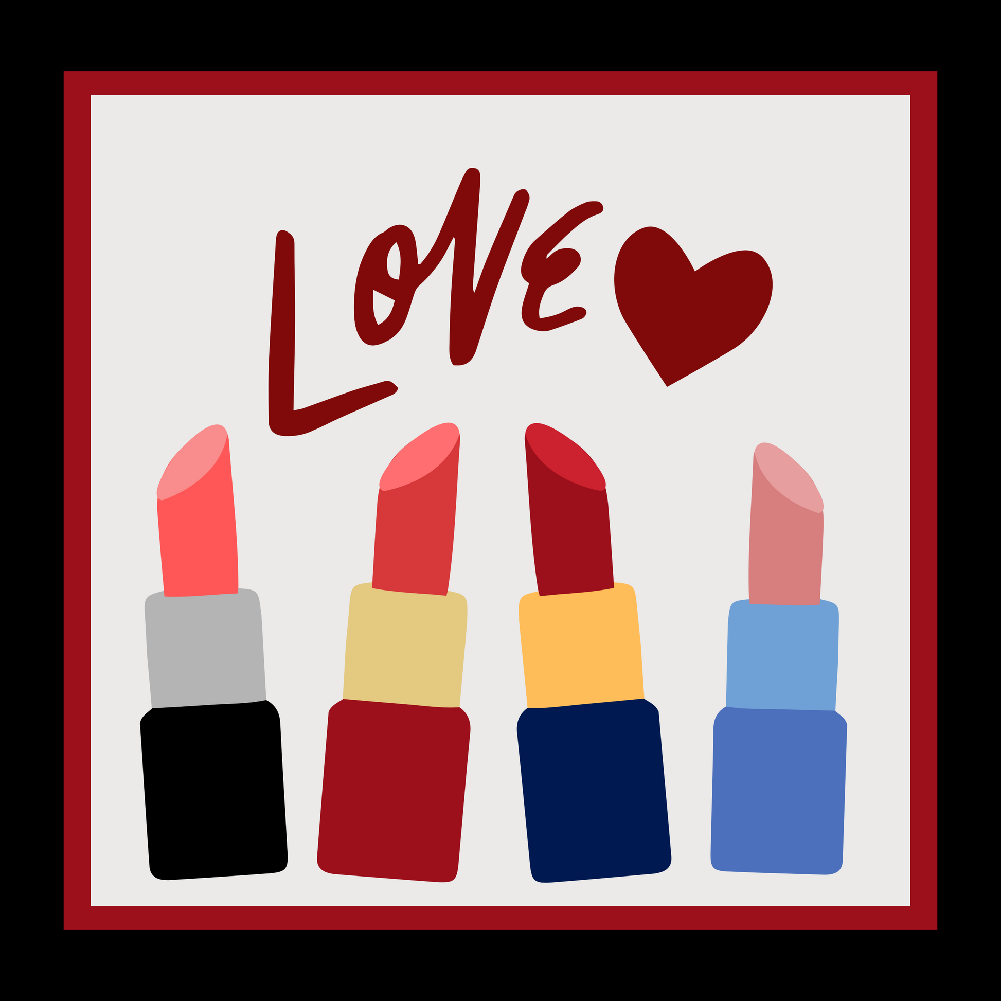 Lively 'Love' Lipstick Collection Badge