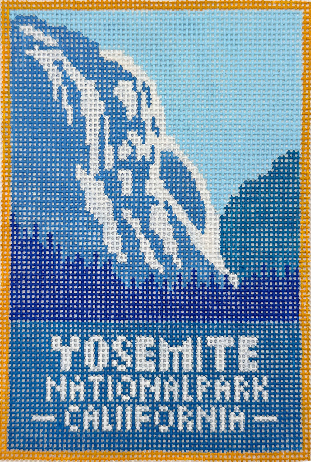 Yosemite National Park Needlepoint Decor