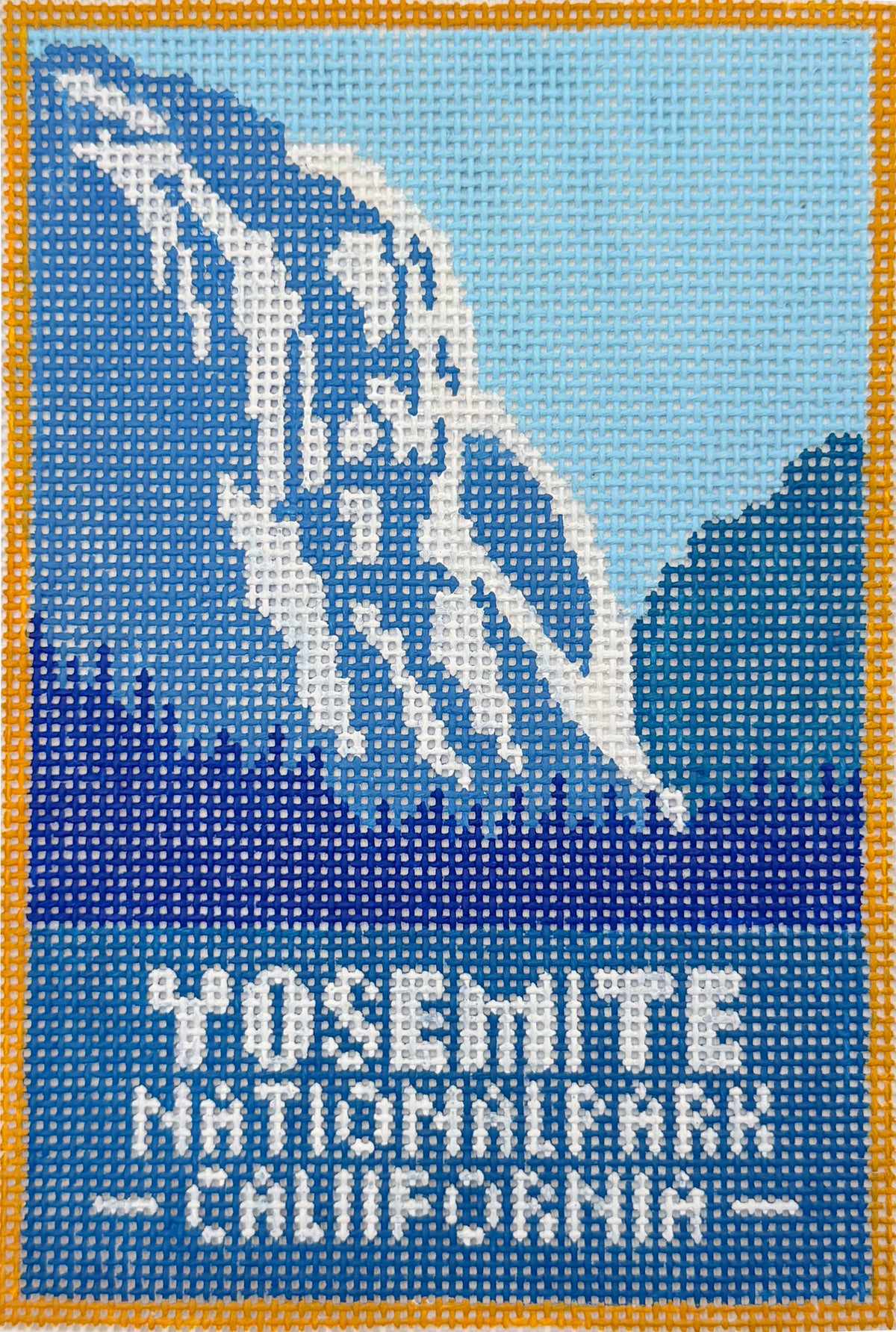 Yosemite National Park Needlepoint Decor