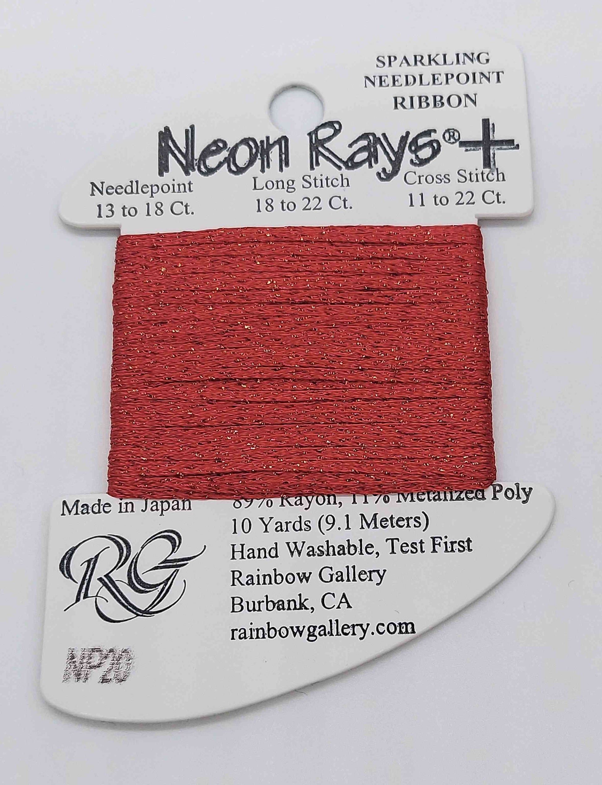 Neon Ray Plus -  Assorted Colors - NP20-Red