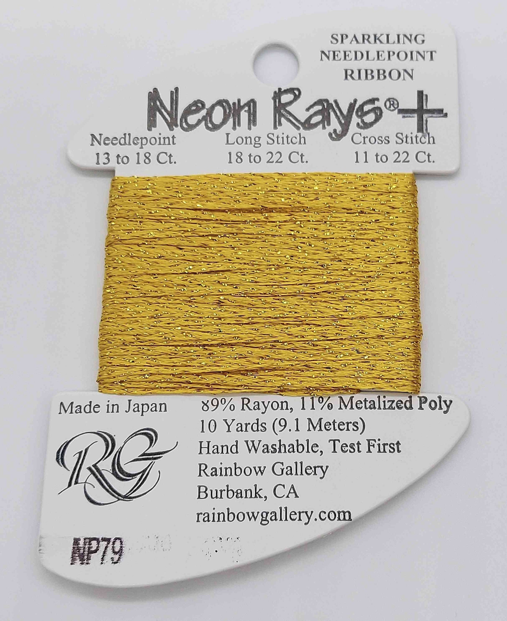 Neon Ray Plus -  Assorted Colors - NP-79-BRITE GOLD