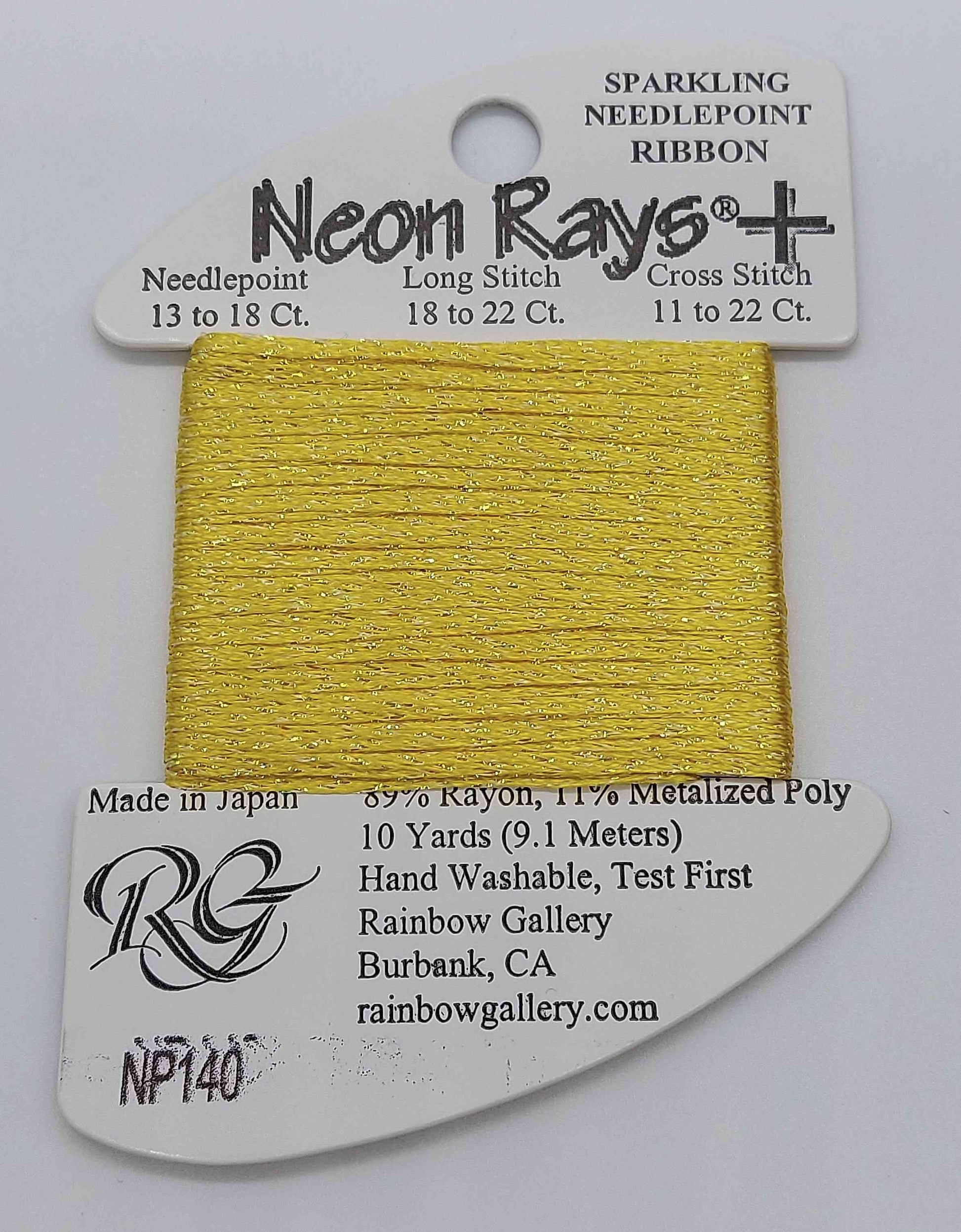 Neon Ray Plus -  Assorted Colors - NP140-SUN GOLD