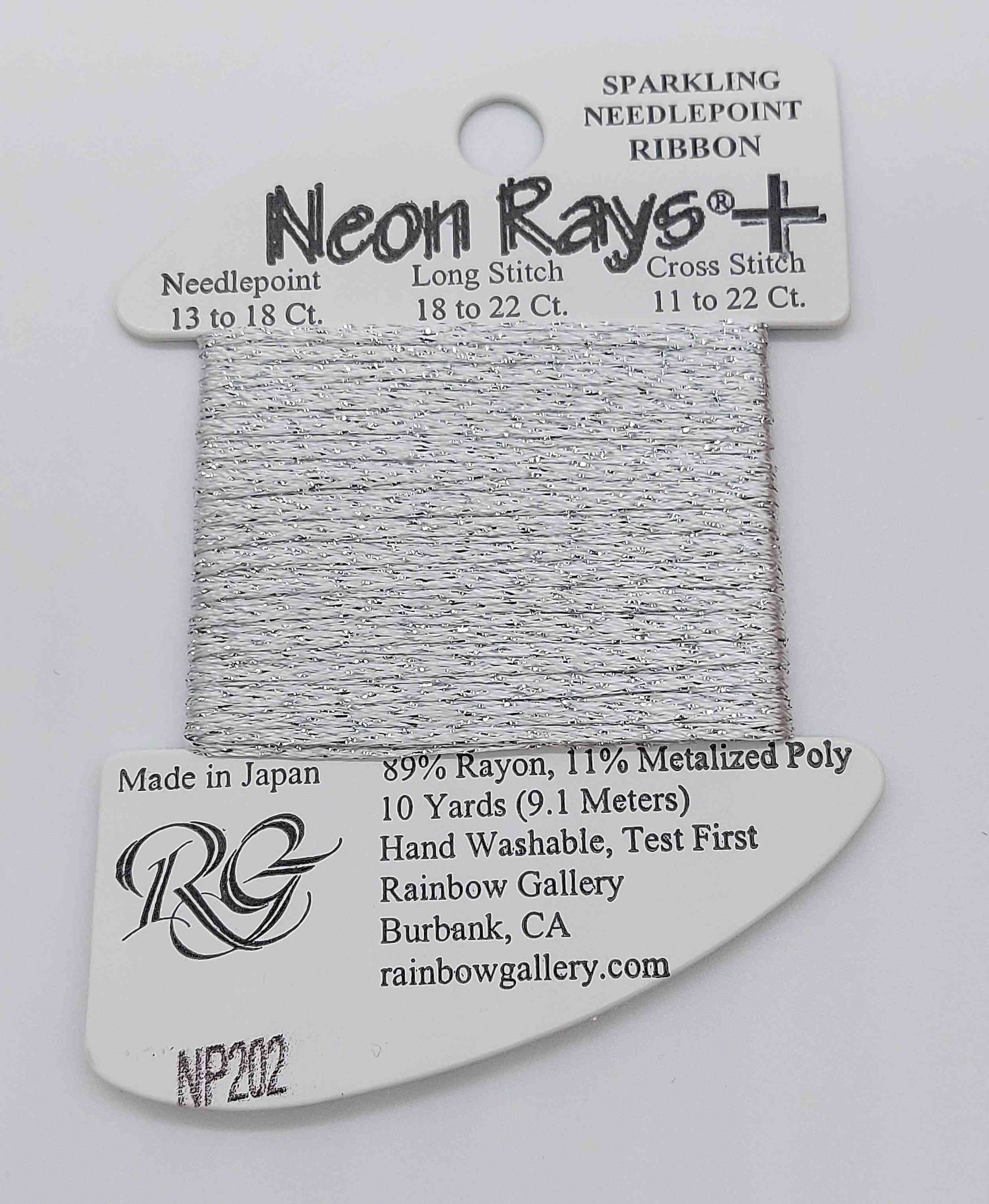 Neon Ray Plus -  Assorted Colors - NP202-Silver Sparkle