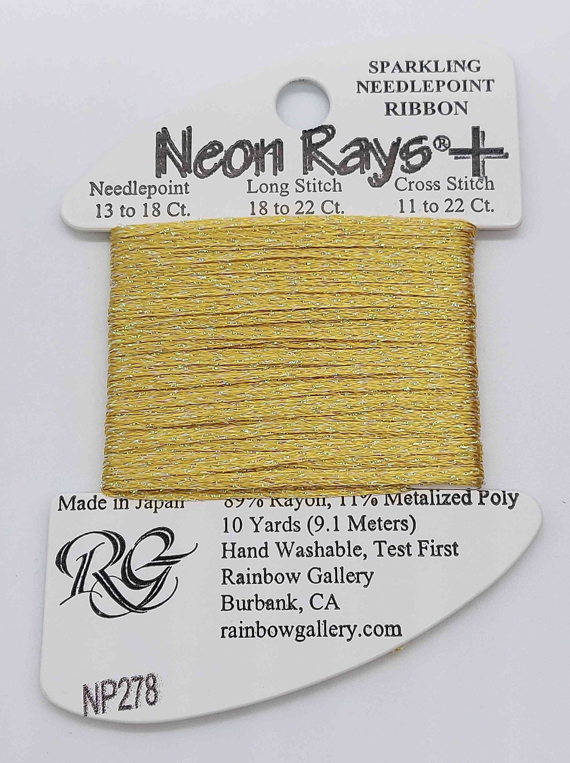 Neon Ray Plus -  Assorted Colors - NP278-Buttercup