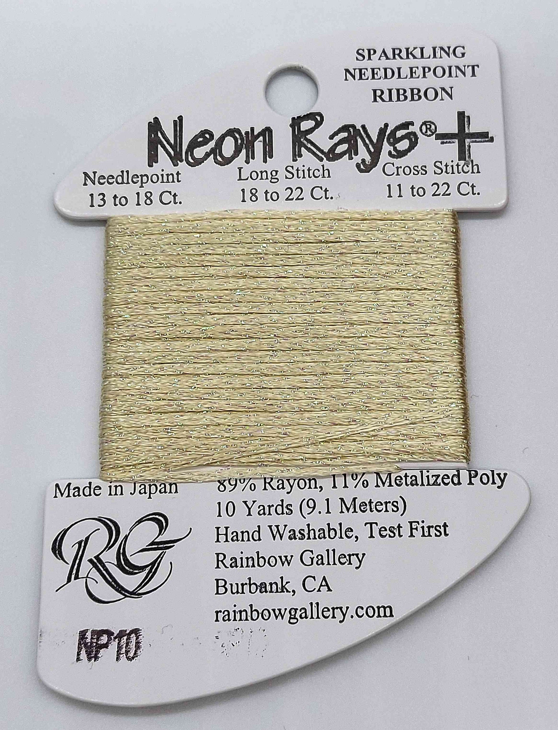 Neon Ray Plus -  Assorted Colors - NP10-CREME