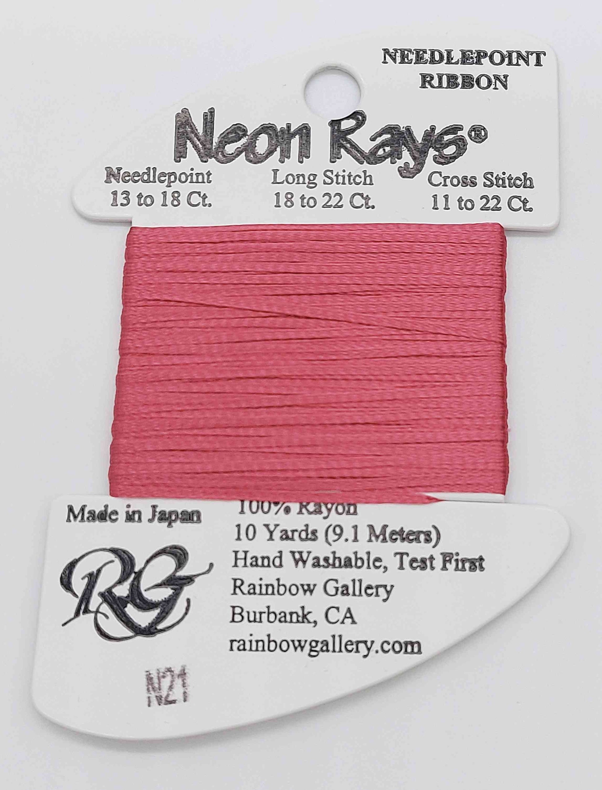 Neon Ray -  Assorted Colors - N21-CHERRY