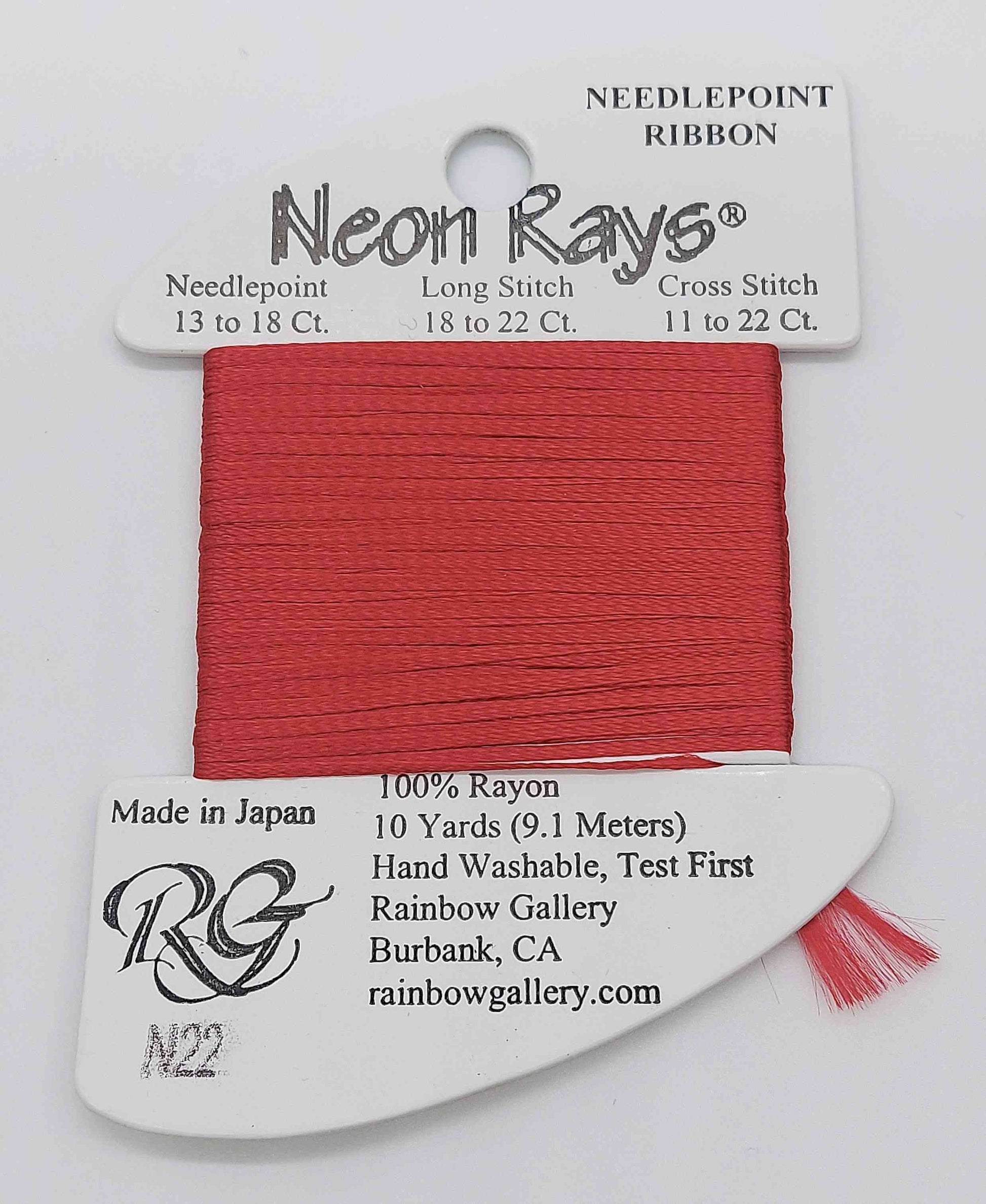 Neon Ray -  Assorted Colors - N22-CRIMSON