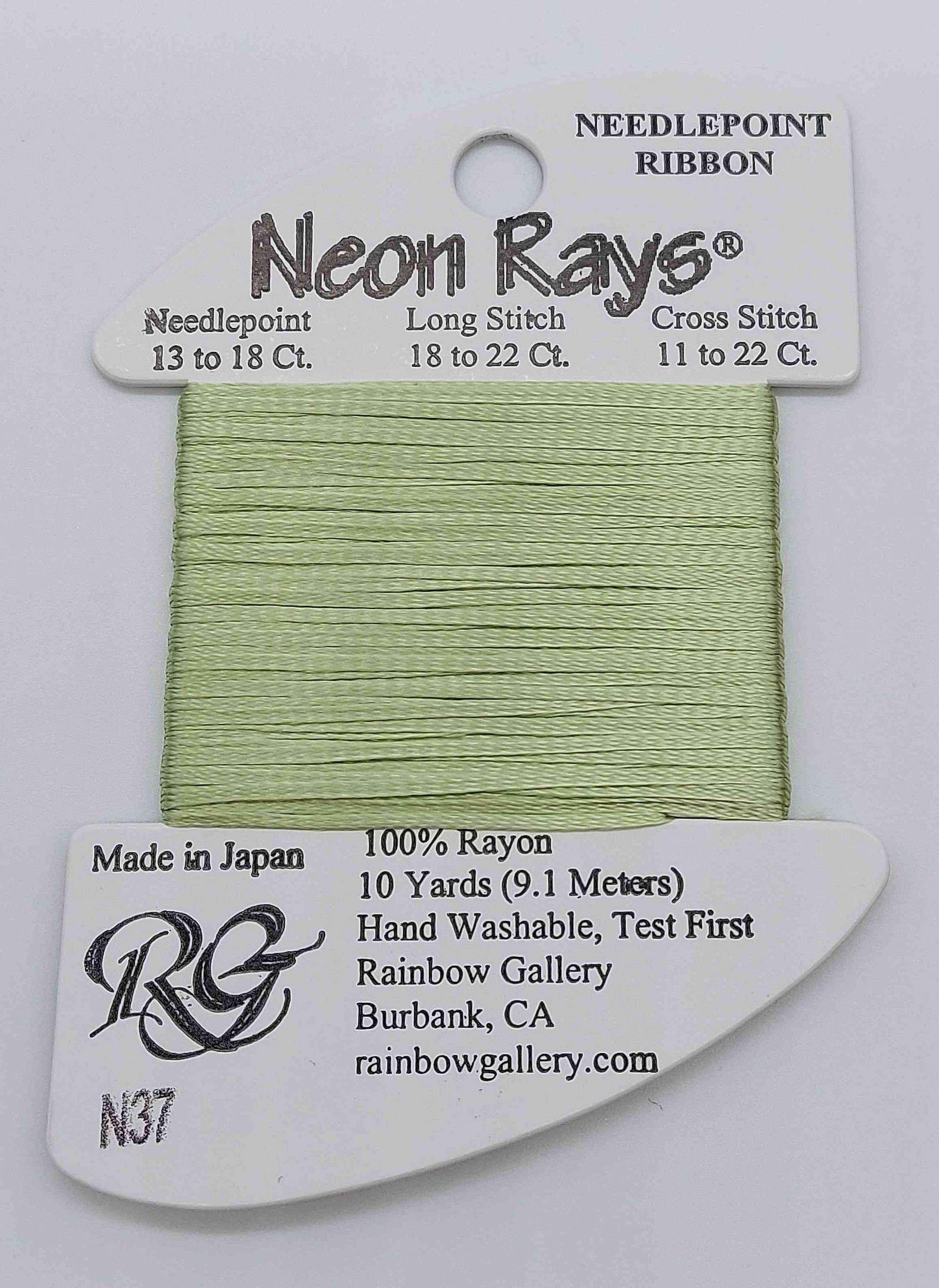 Neon Ray -  Assorted Colors - N37-CELERY