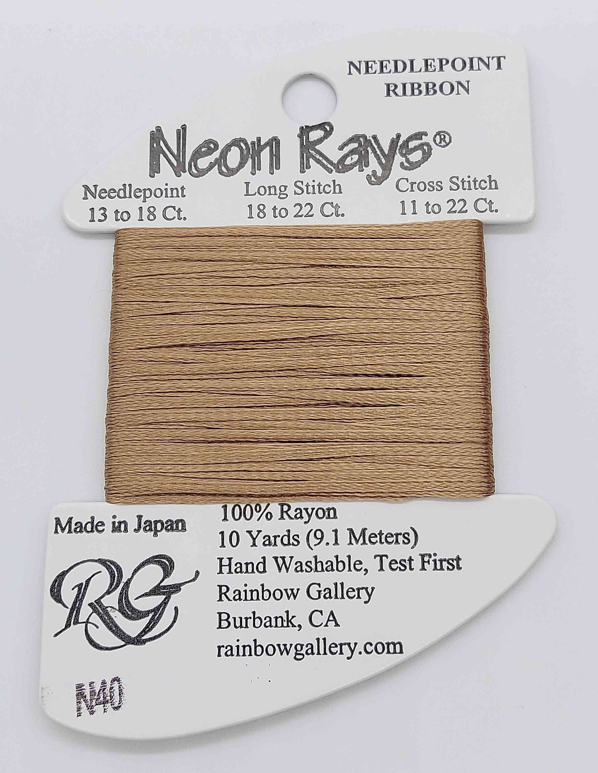 Neon Ray -  Assorted Colors - N40-BEIGE