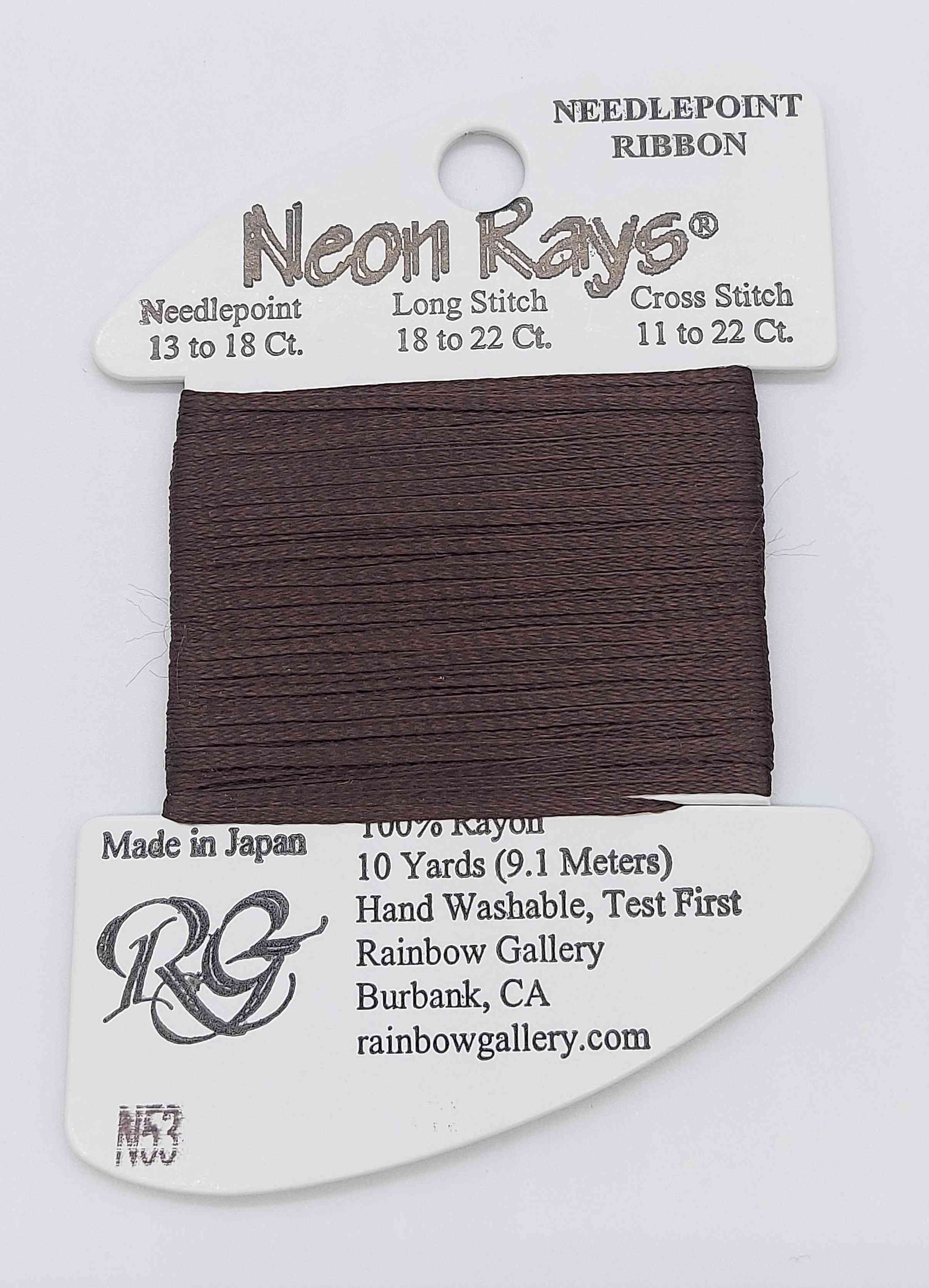 Neon Ray -  Assorted Colors - N53-DARK BROWN