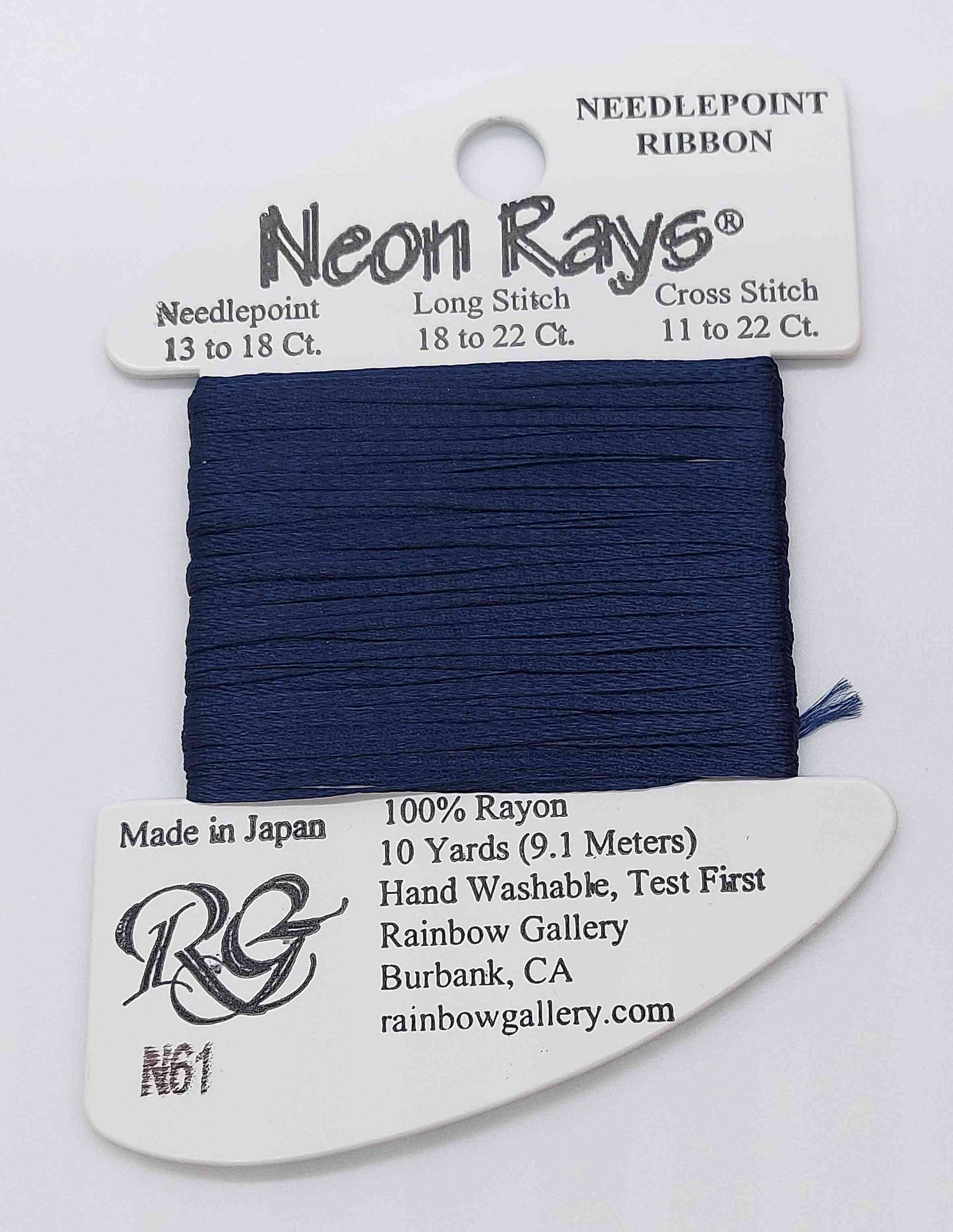 Neon Ray -  Assorted Colors - N61-MIDNIGHT BLUE