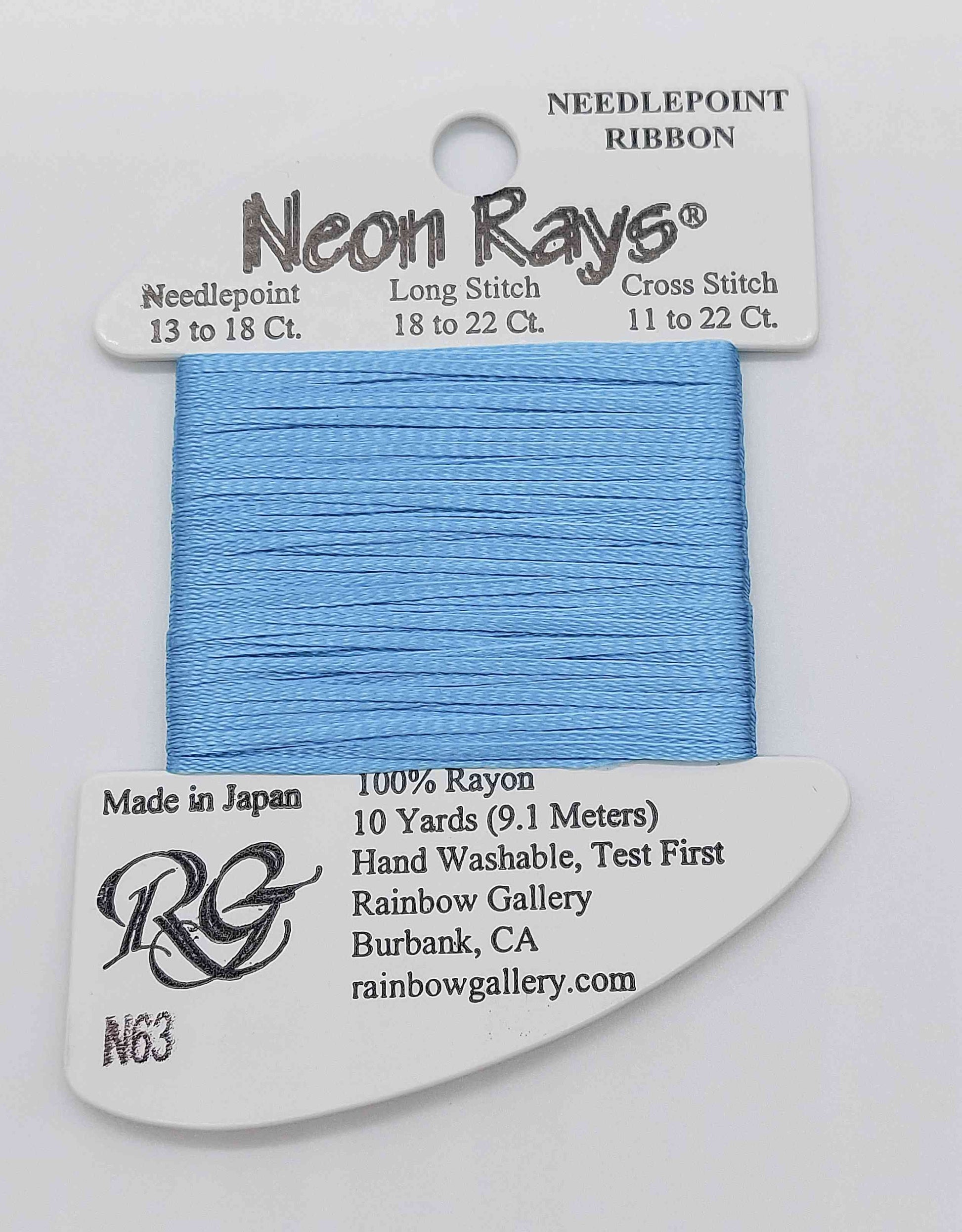 Neon Ray -  Assorted Colors - N63-LITE AQUA
