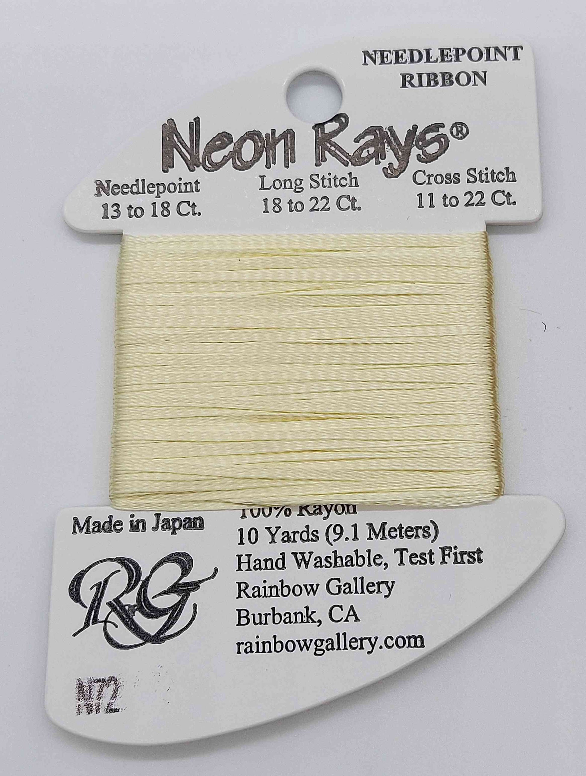 Neon Ray -  Assorted Colors - N72-PALE YELLOW