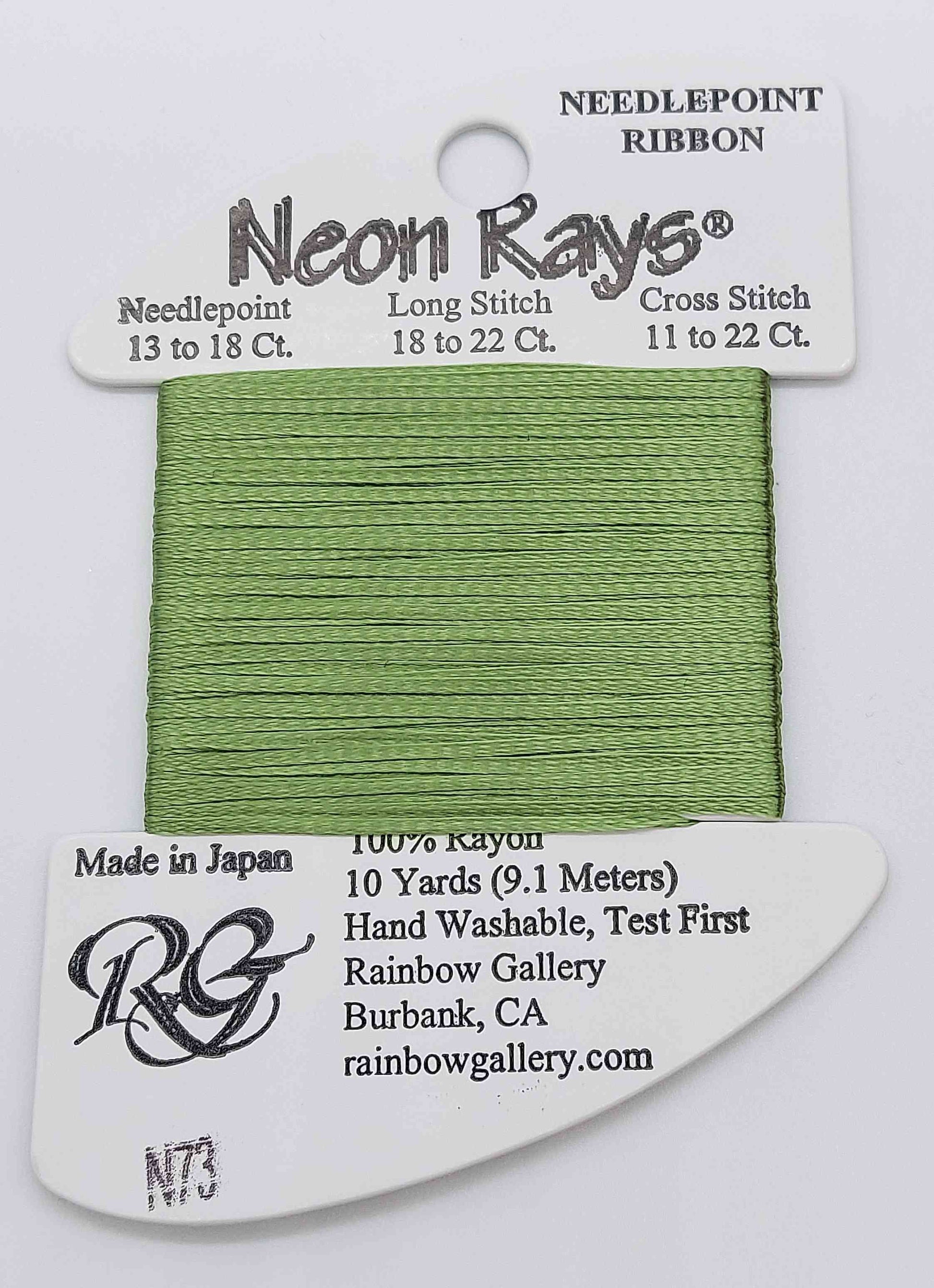 Neon Ray -  Assorted Colors - N73-SPRING GREEN