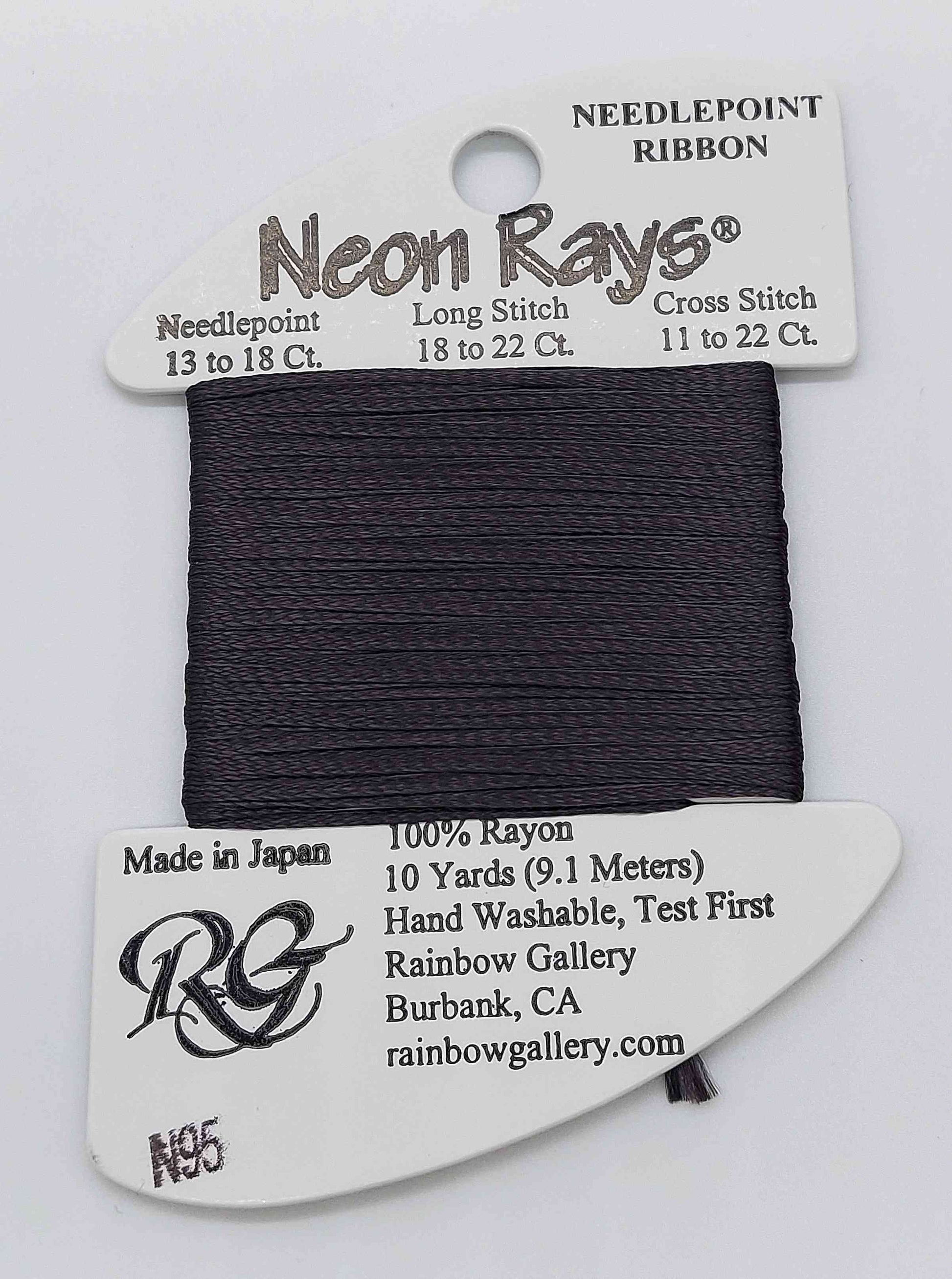 Neon Ray -  Assorted Colors - N95-DARK GRAY