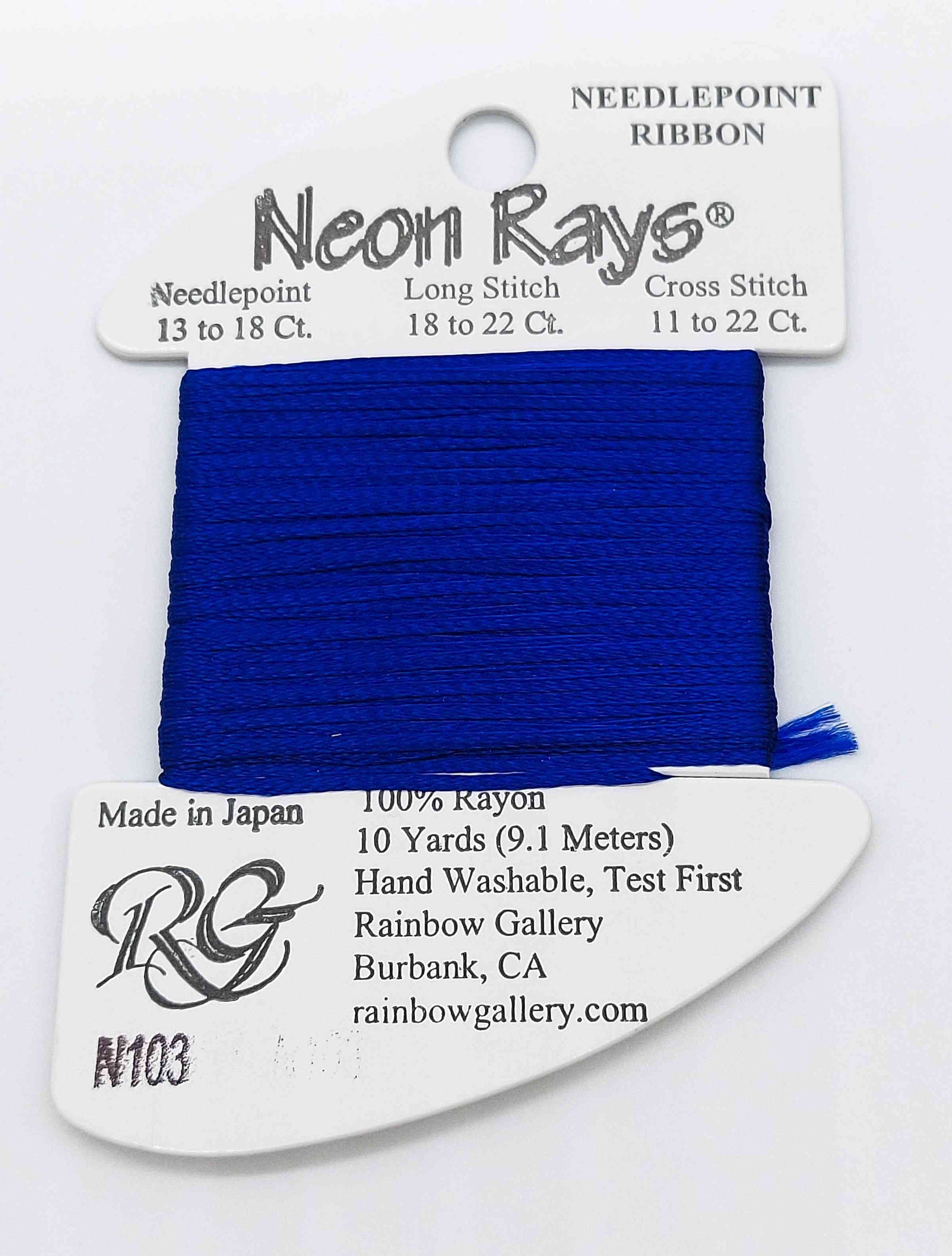 Neon Ray -  Assorted Colors - N103-INDIGO BLUE