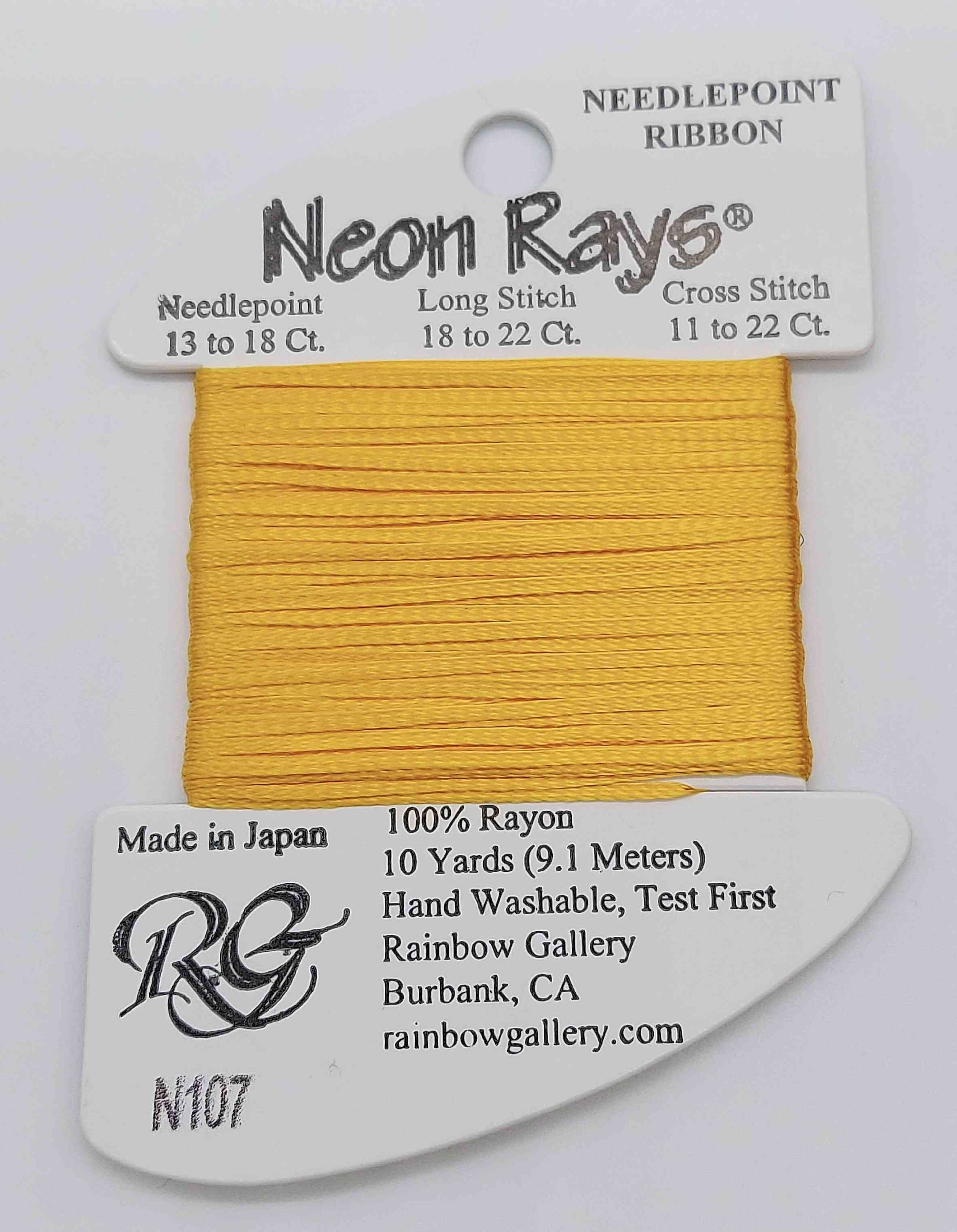 Neon Ray -  Assorted Colors - N107-YELLOW GOLD