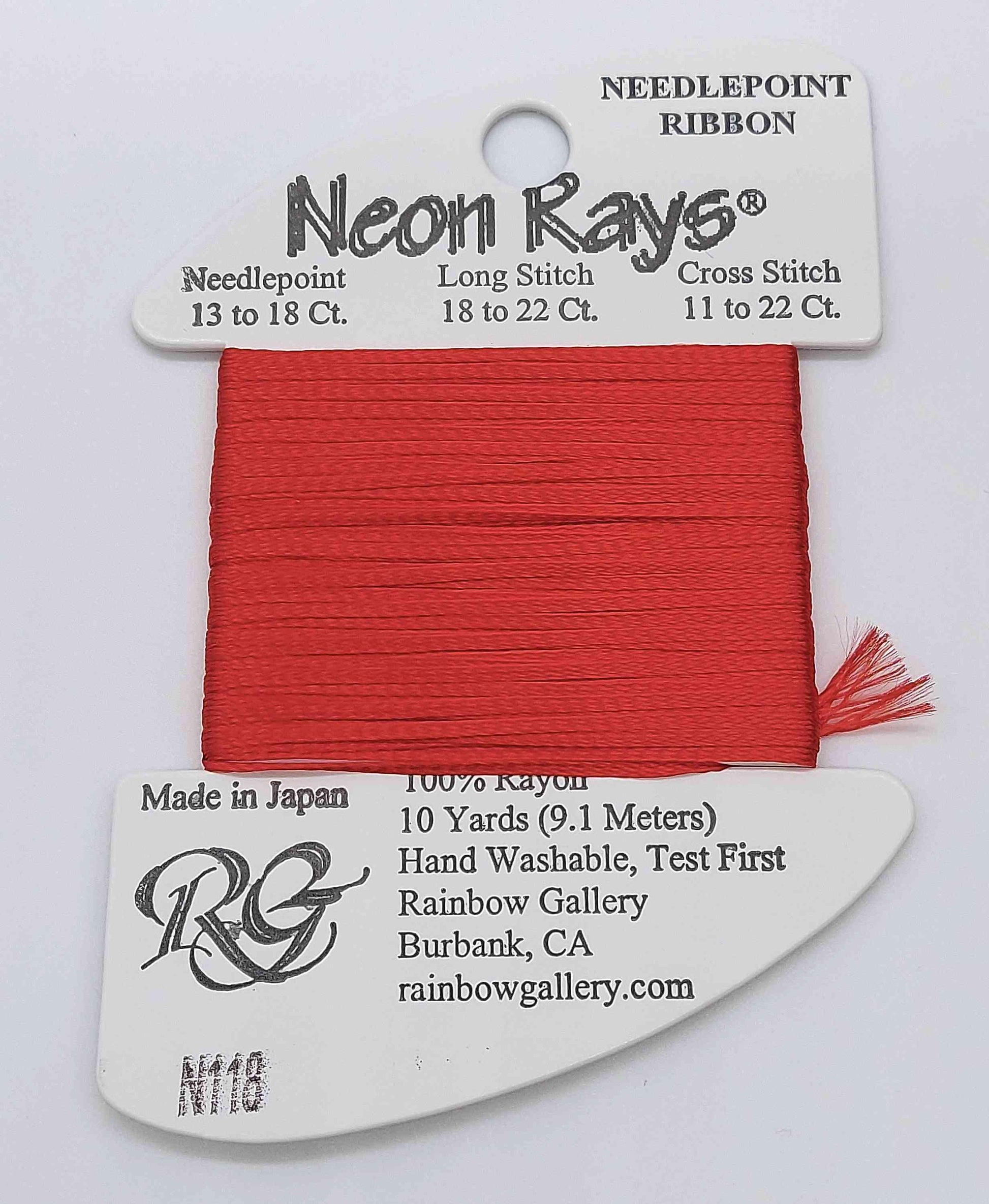 Neon Ray -  Assorted Colors - N118-CHRISTMAS RED
