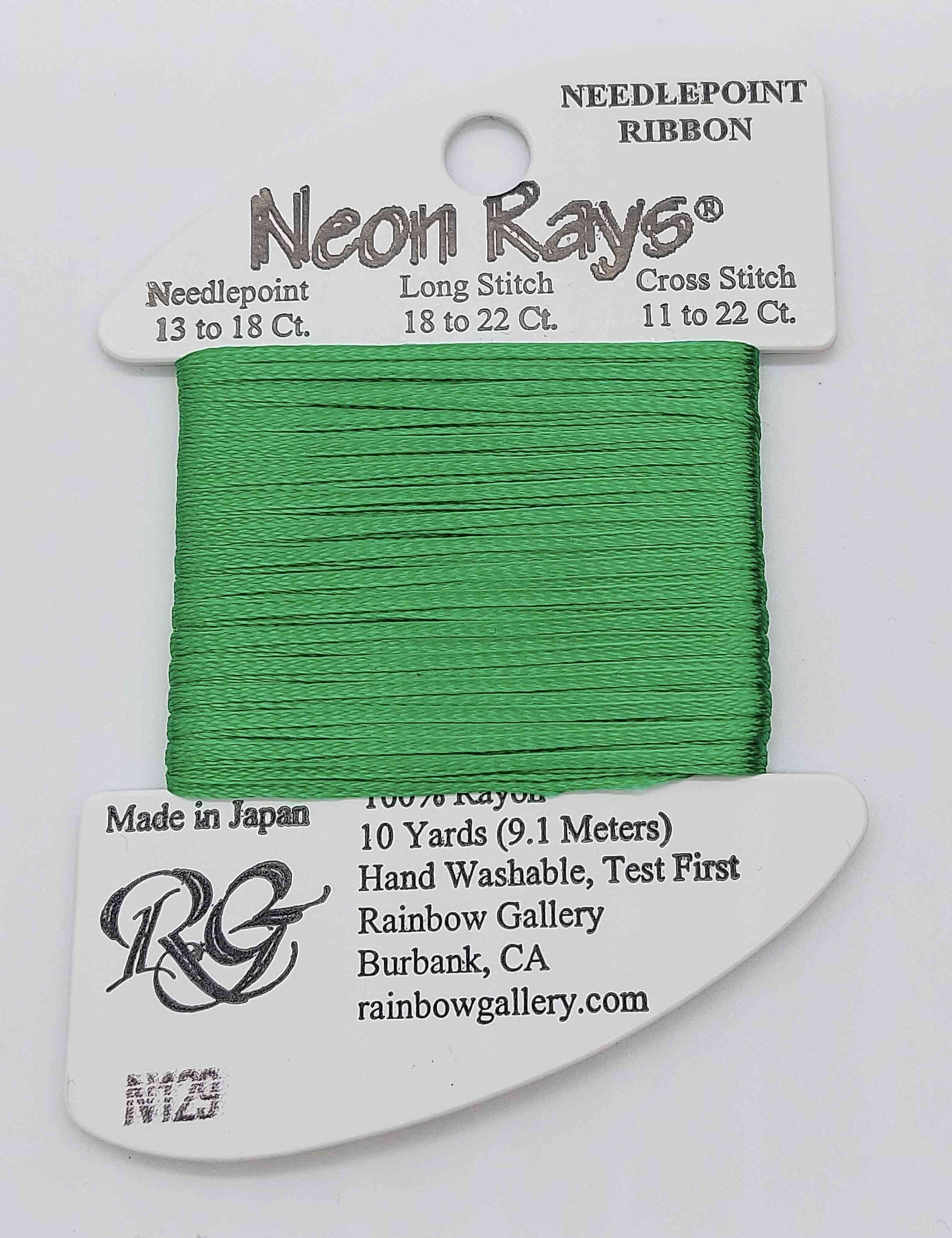Neon Ray -  Assorted Colors - N129-LITE CHRISTMAS GREEN