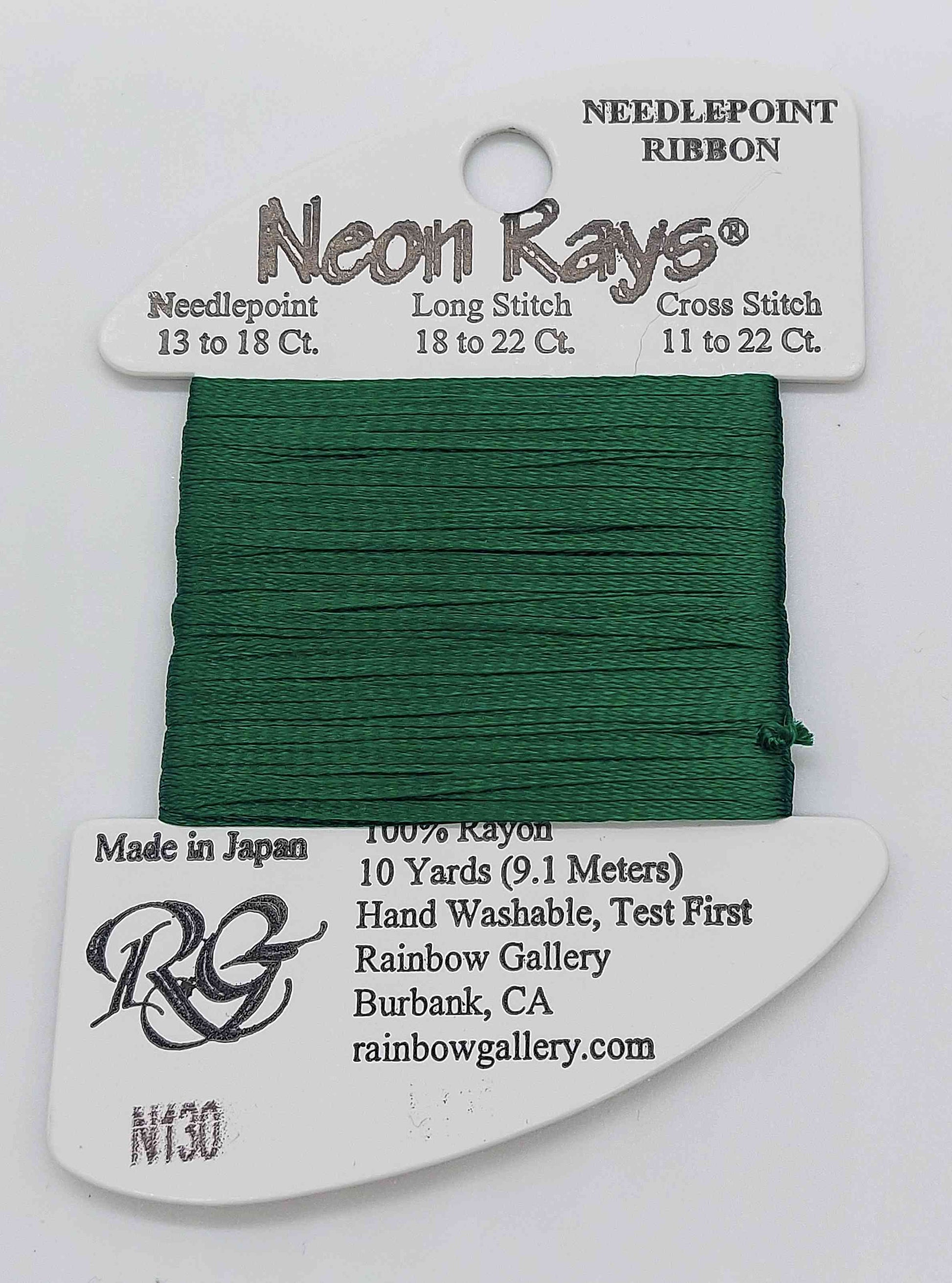 Neon Ray -  Assorted Colors - N130-DARK CHRISTMAS GREEN