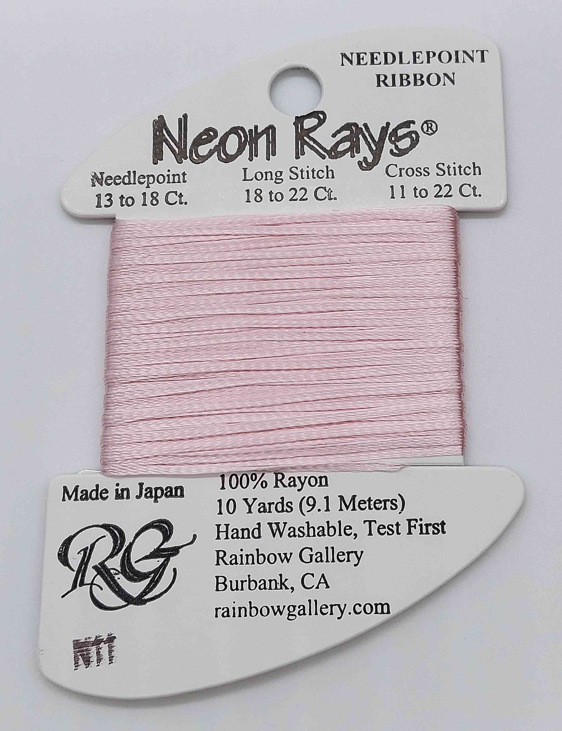 Neon Ray -  Assorted Colors - N11-PALE PINK