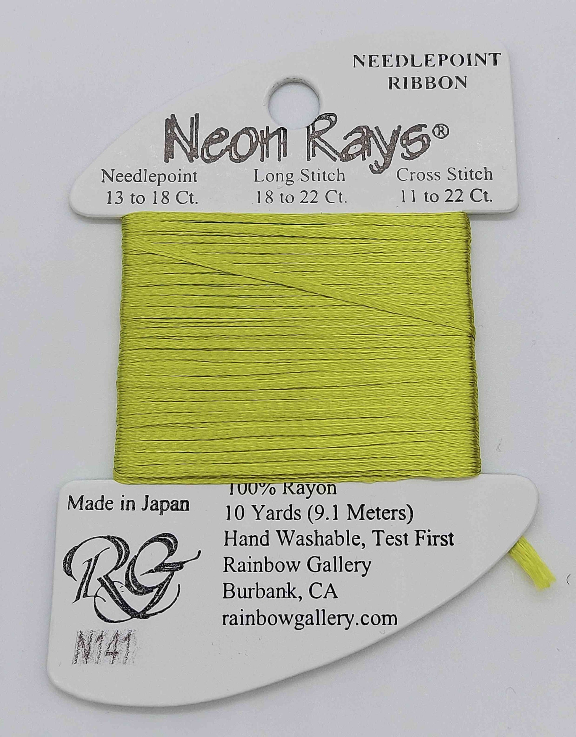 Neon Ray -  Assorted Colors - N141-LIME SHERBERT