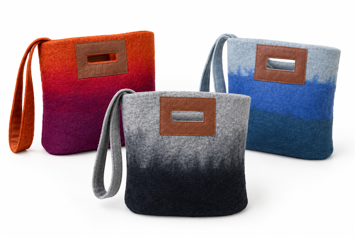 Ombre Needlepoint Project Tote by FIBRES of LIFE