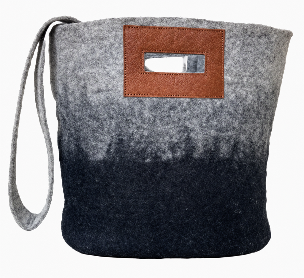 Ombre Needlepoint Project Tote by FIBRES of LIFE