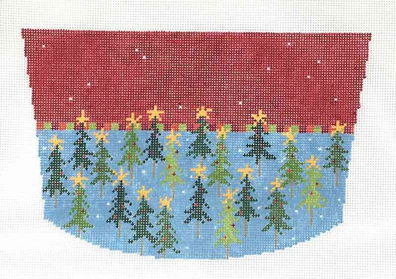 Stocking Cuff - So Many Trees