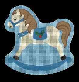 Holly Rocking Horse, Blue