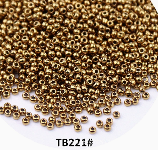 Metallic Glass Round Beads(1.5mm)
