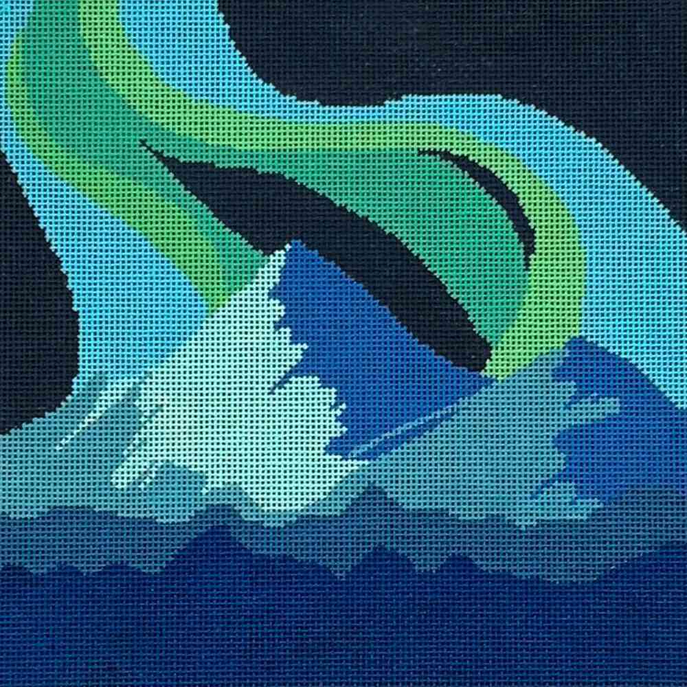 aurora borealis - Turquoise