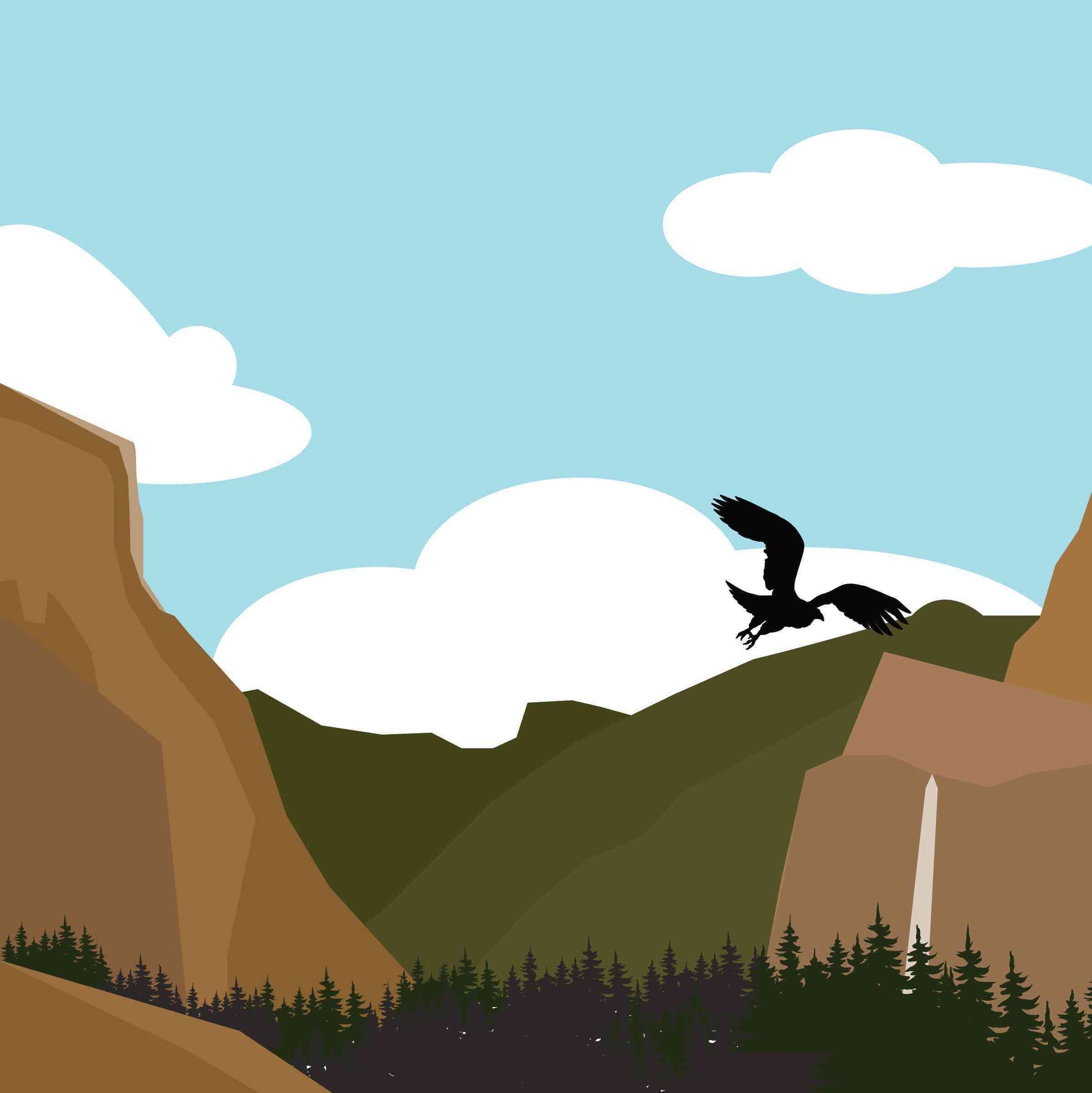 California Hill - Eagle in Autumn