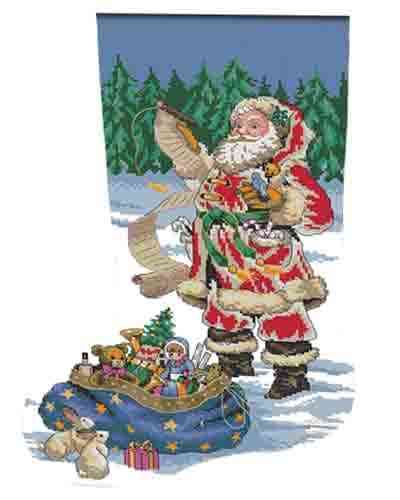 Stocking-Santa Claus
