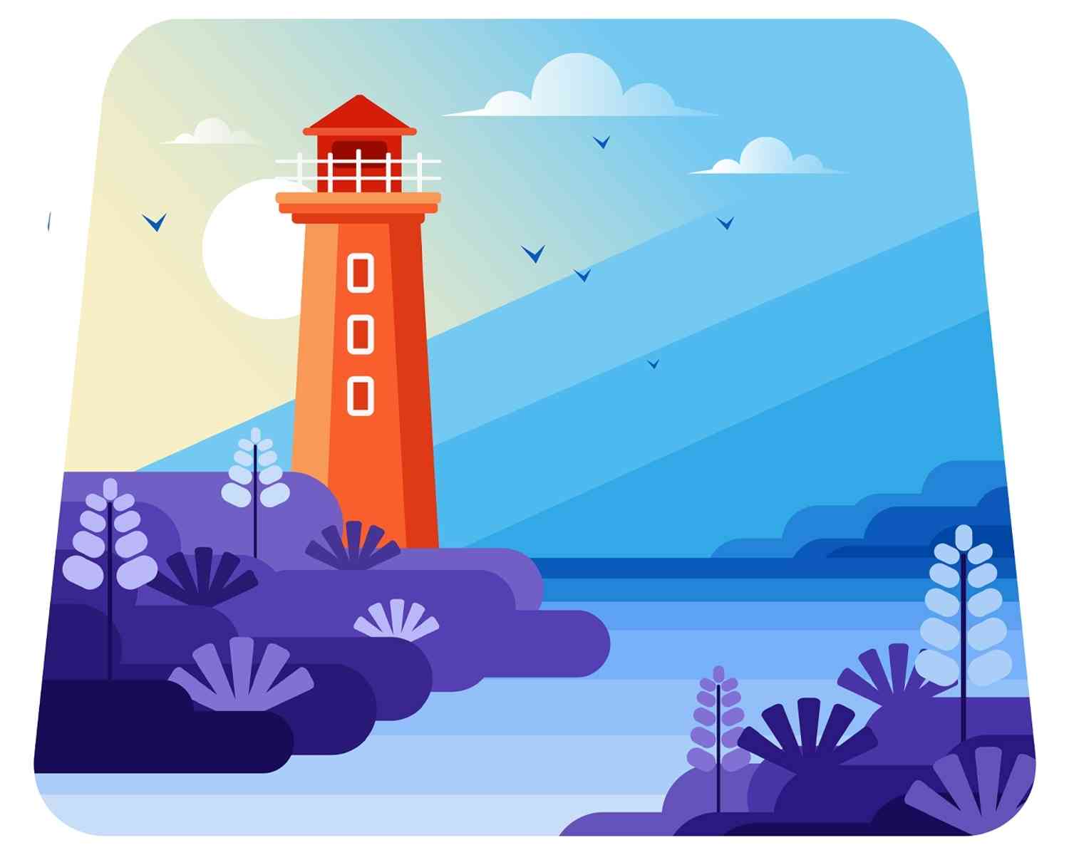 landscape with lighthouse