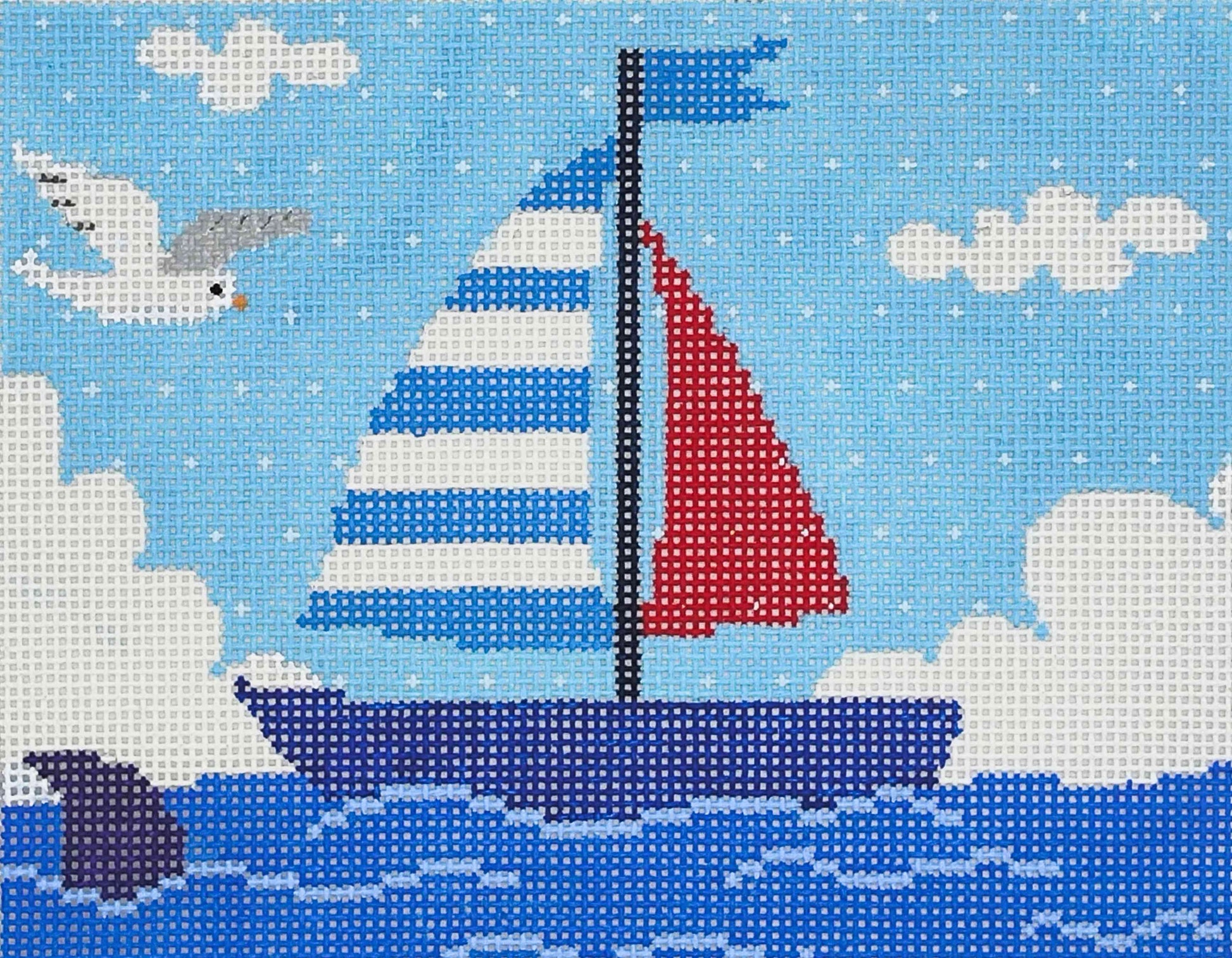 Sailboat And Seagull