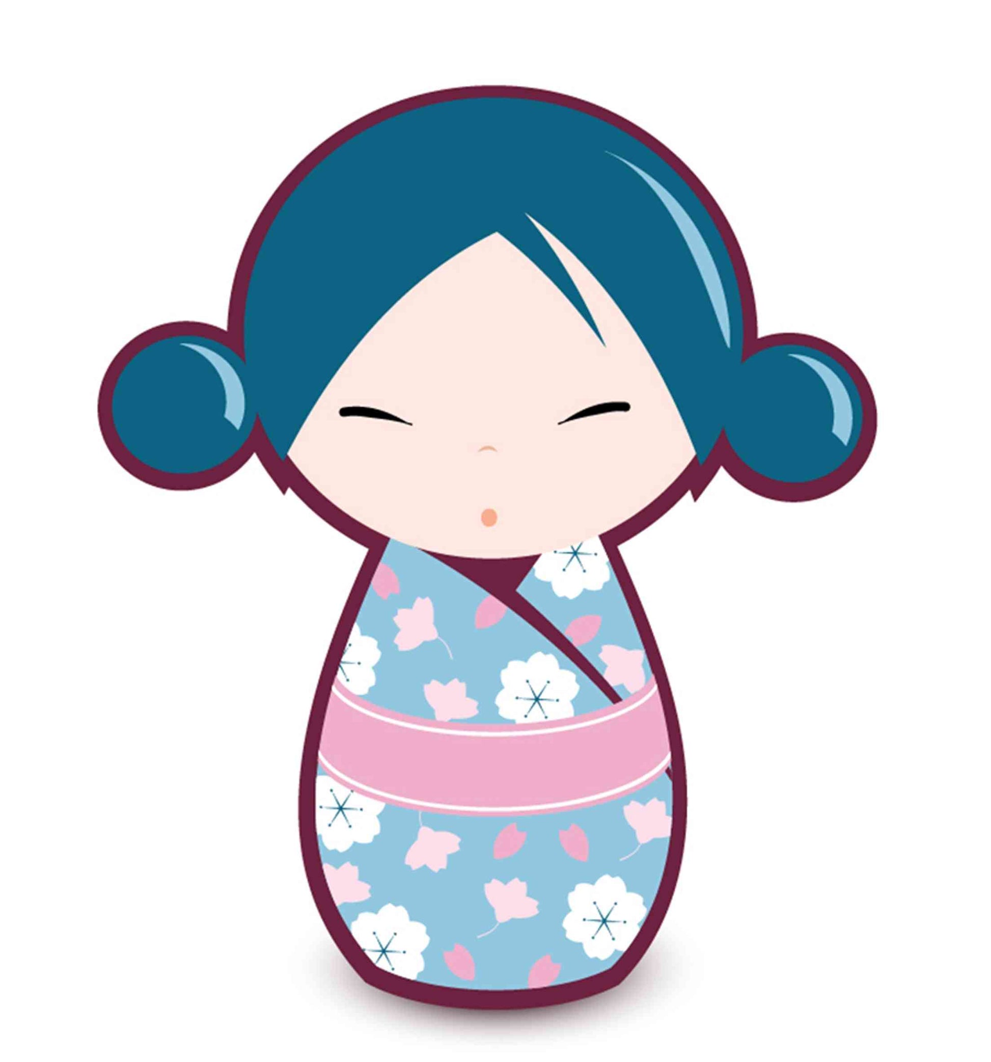 Japanese Doll - Blue dress