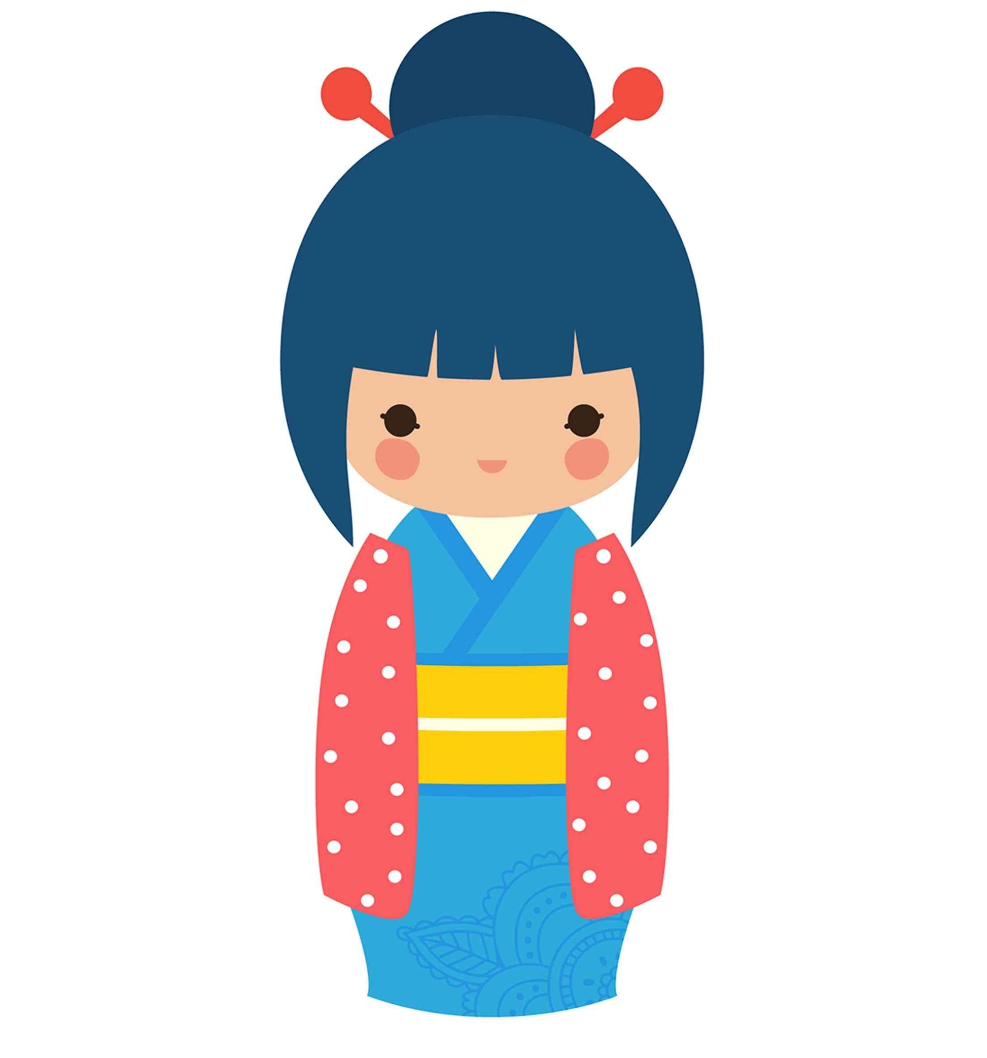 Japanese Doll - Polka dot dress