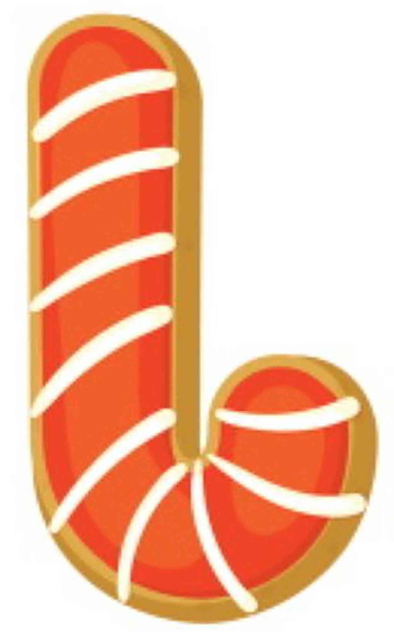 Christmas Gingerbread - walking stick