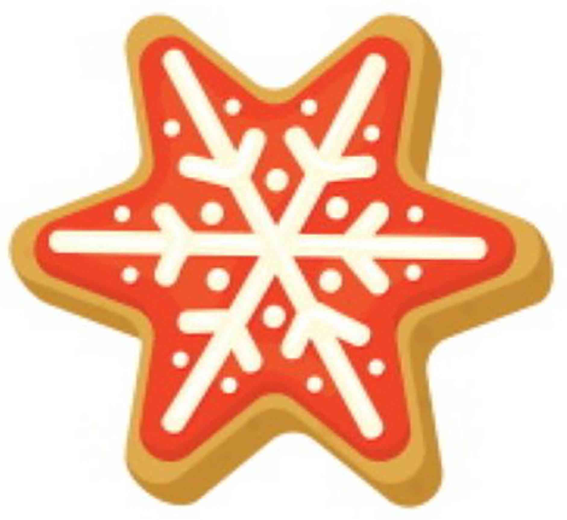 Christmas Gingerbread - snowflake 2