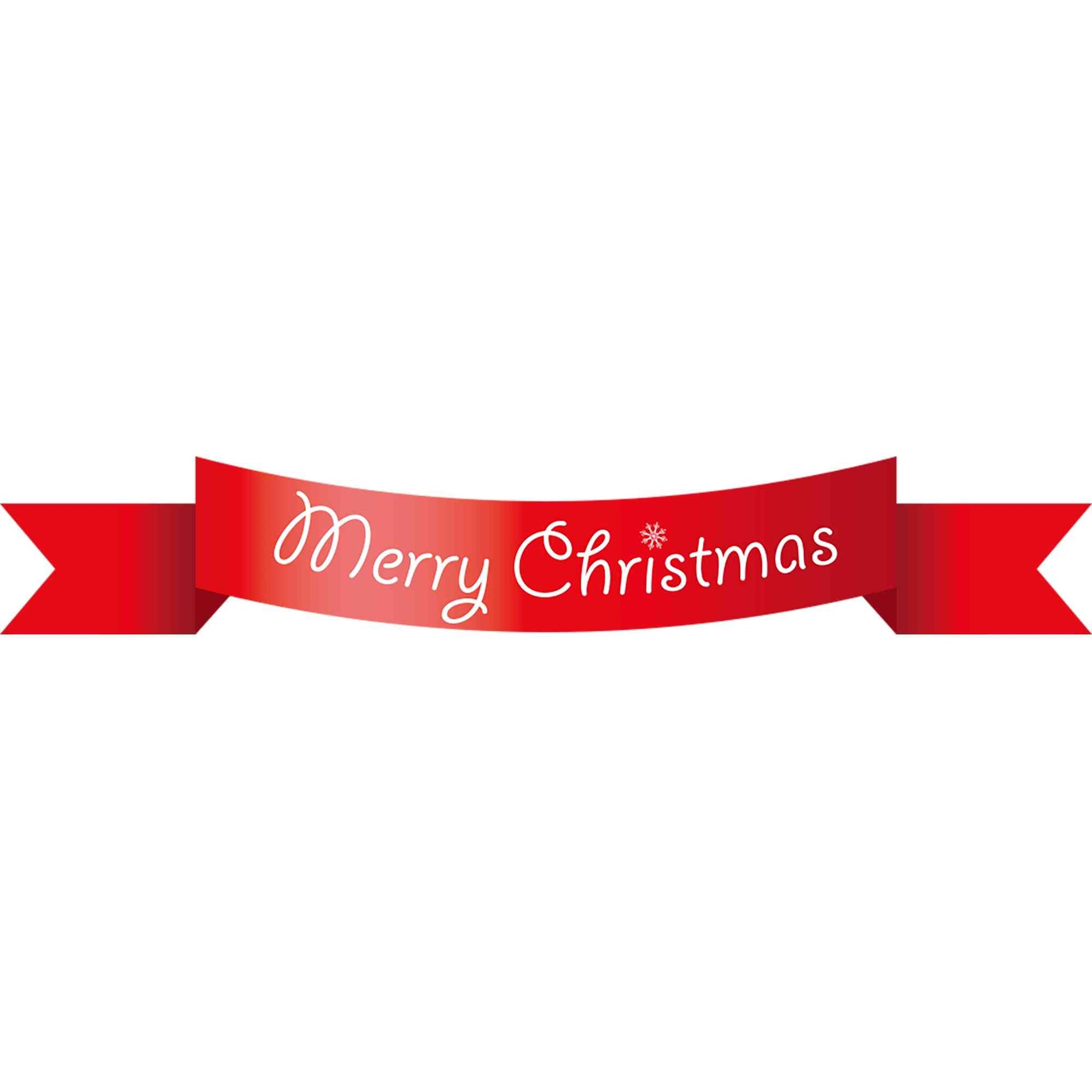 Merry Christmas - Red Ribbon