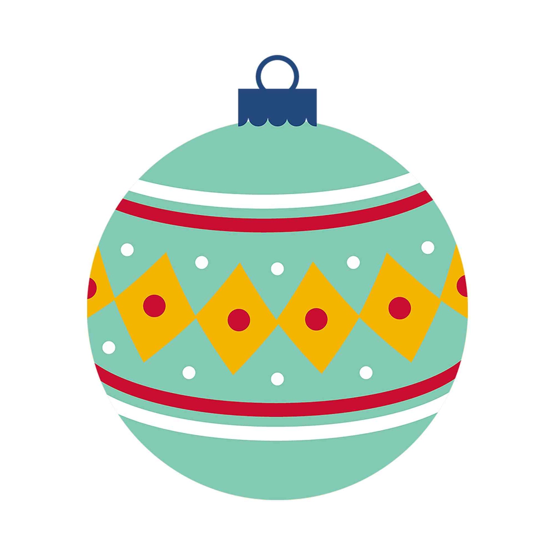 Christmas Ball Ornament - Mint Green