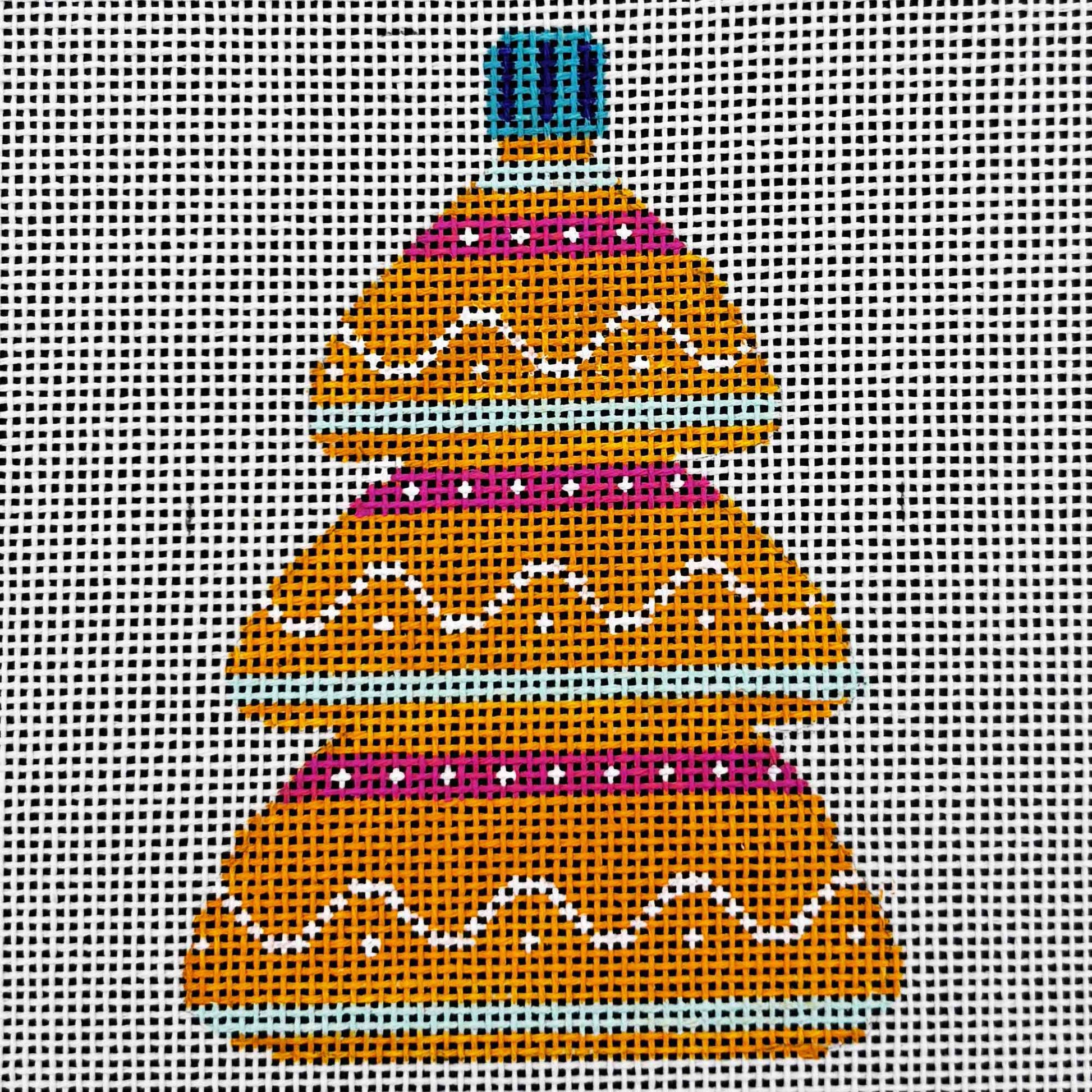 Christmas Tree Ornament - Yellow