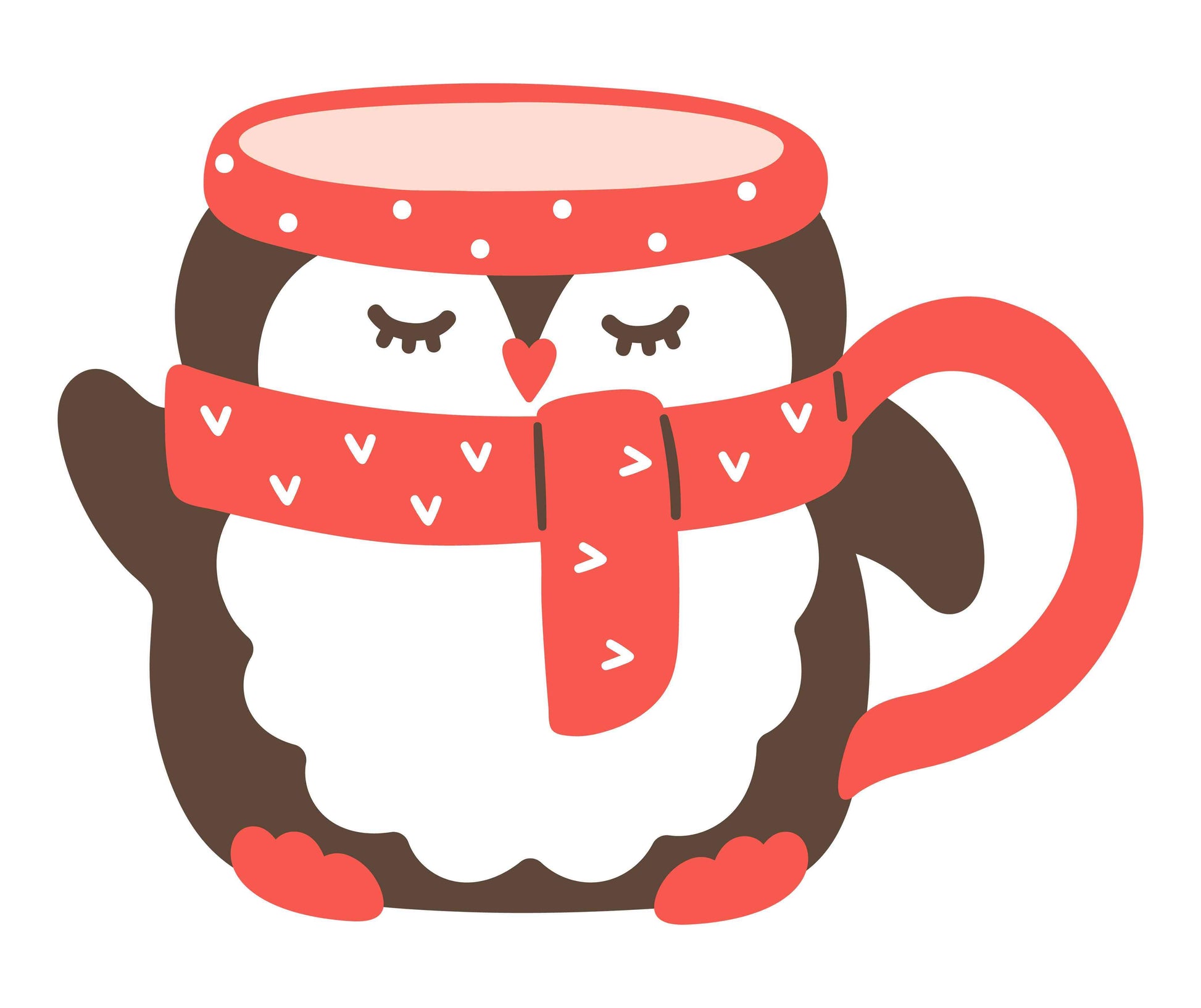 Cup - Cozy Penguin in the Snow