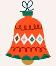 Patterned Bell Ornament