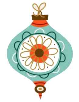 leek Geometric Ornament