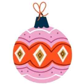 Diamond Pattern Xmas Ball