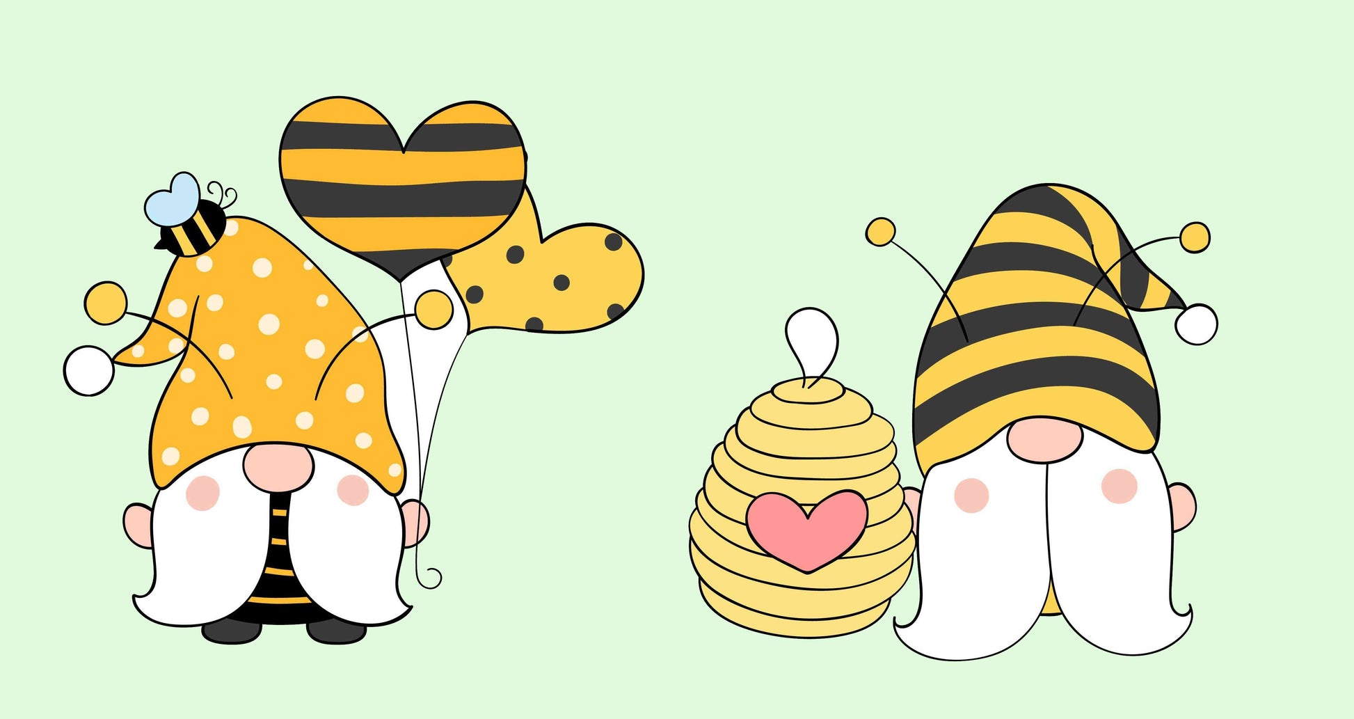 Gnome-Bearded Bee Buddies 1