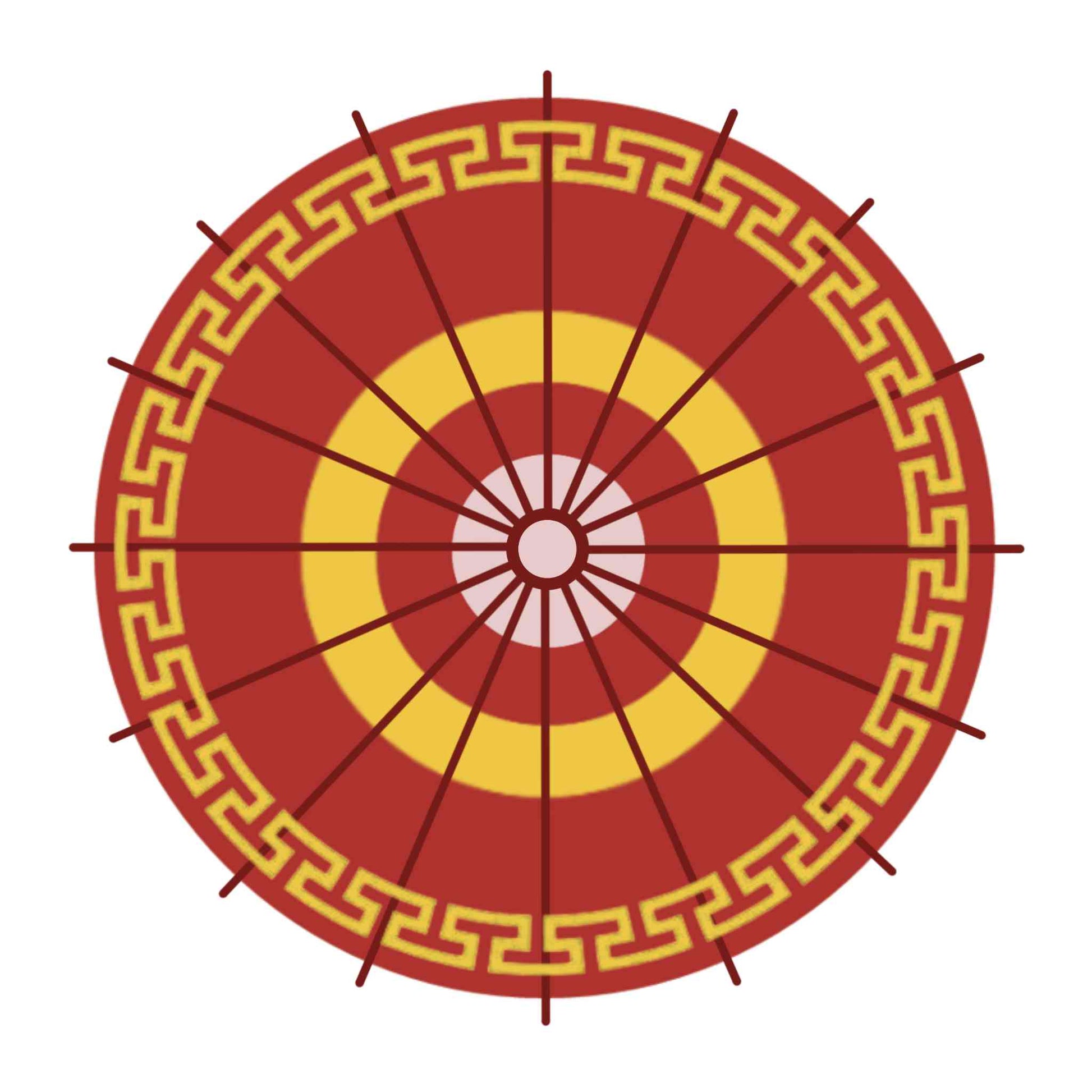 Chinese Paper Umbrella Pattern Design